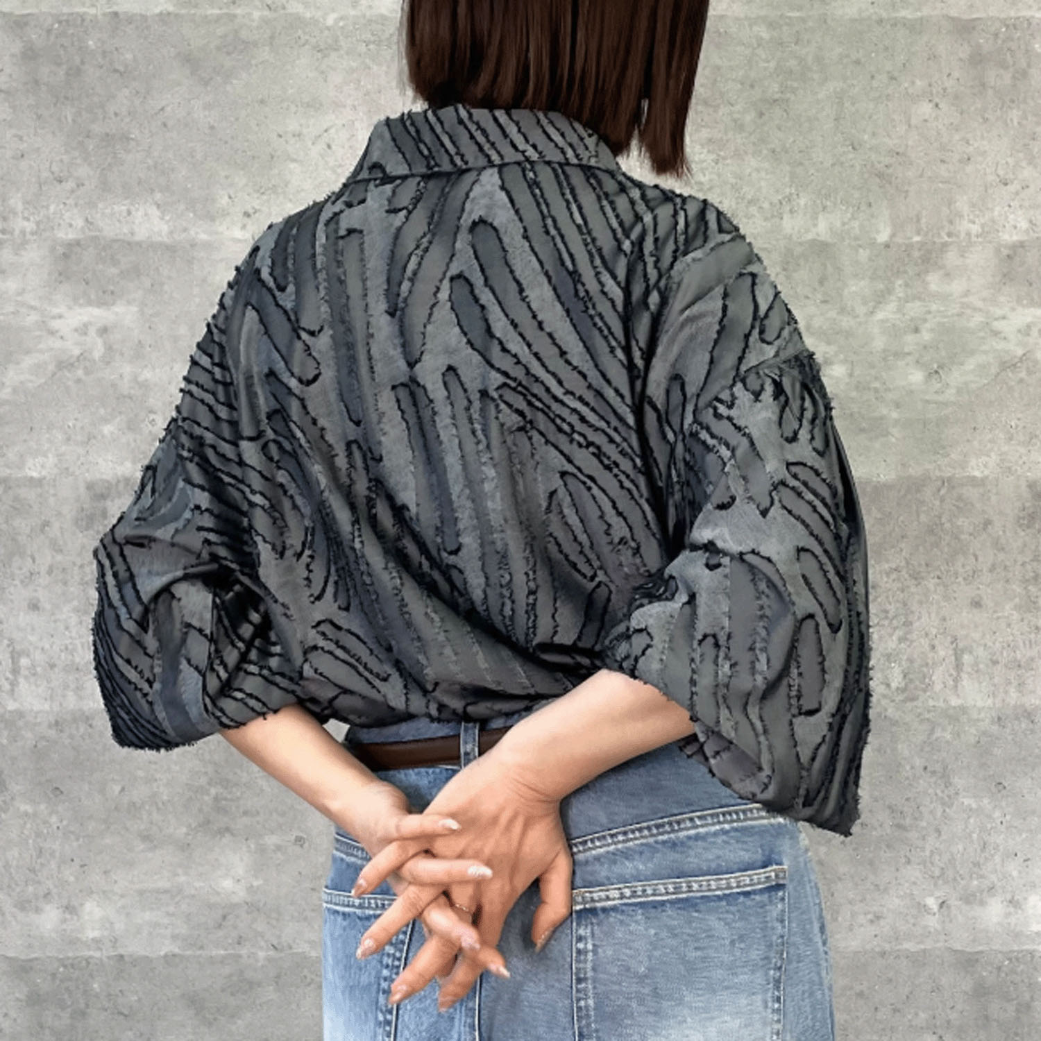 Anna Kerry オーバーサイズシャツ - 画像8