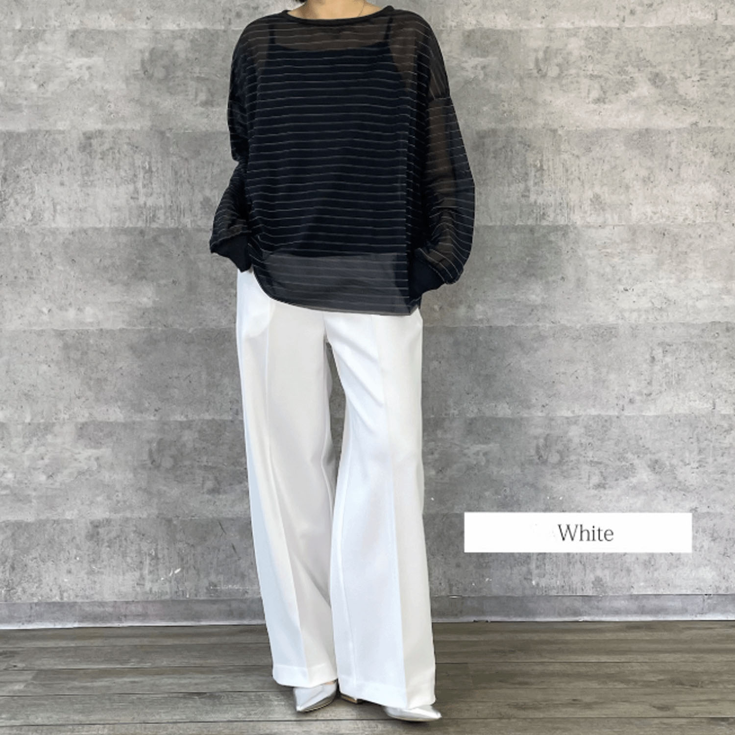 【Insta Live】Anna Kerry ワイドストレートパンツ - 画像2