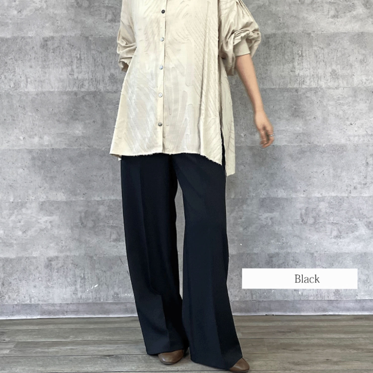 【Insta Live】Anna Kerry ワイドストレートパンツ - 画像12