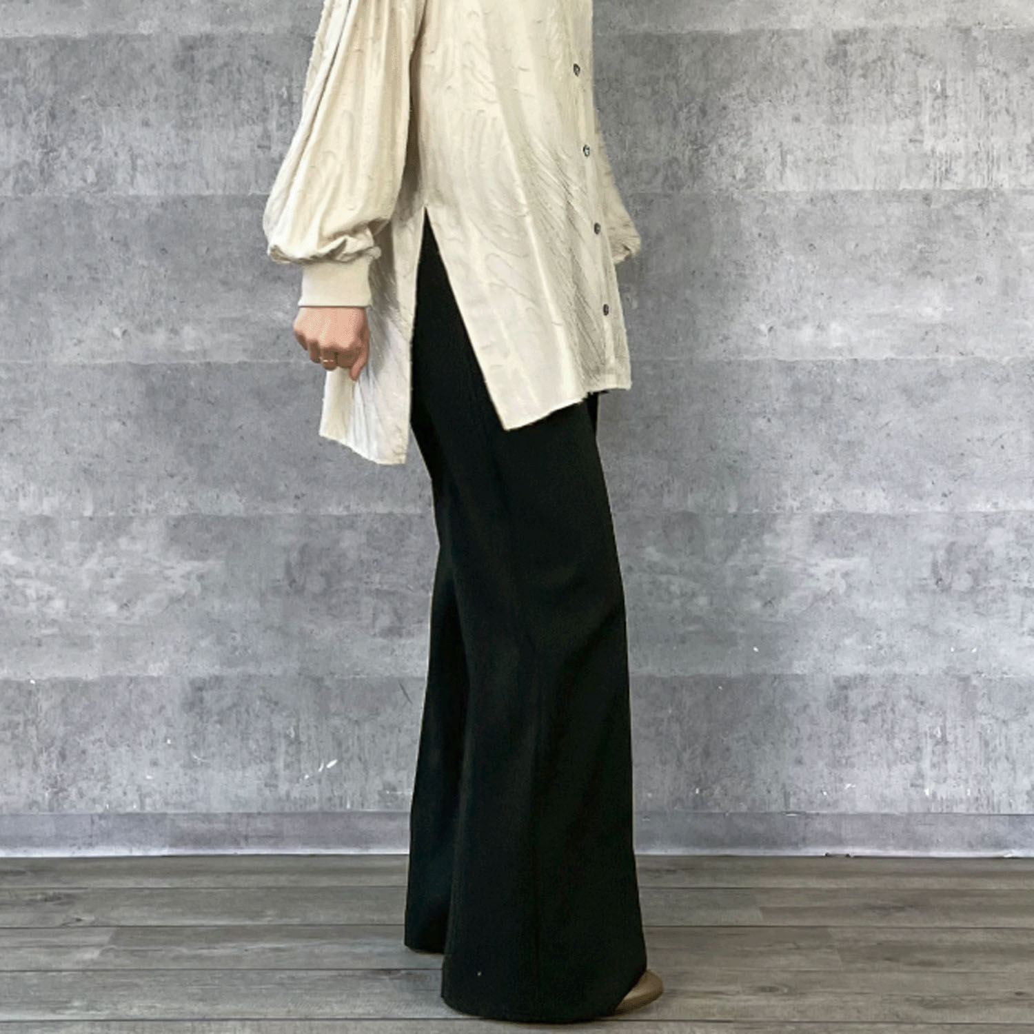 【Insta Live】Anna Kerry ワイドストレートパンツ - 画像13