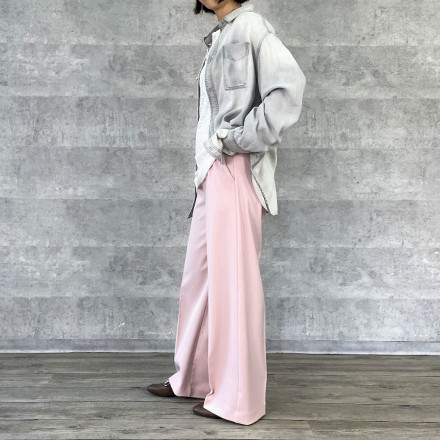 【Insta Live】Anna Kerry ワイドストレートパンツ - 画像19