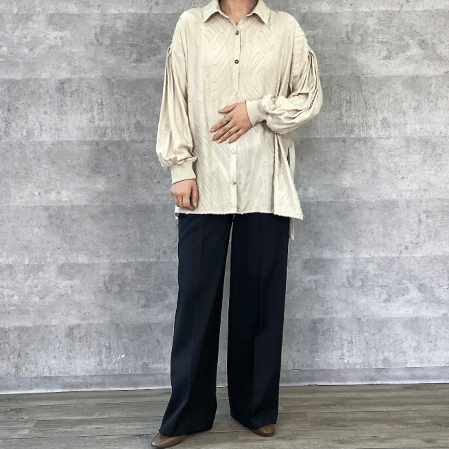 【Insta Live】Anna Kerry ワイドストレートパンツ - 画像20