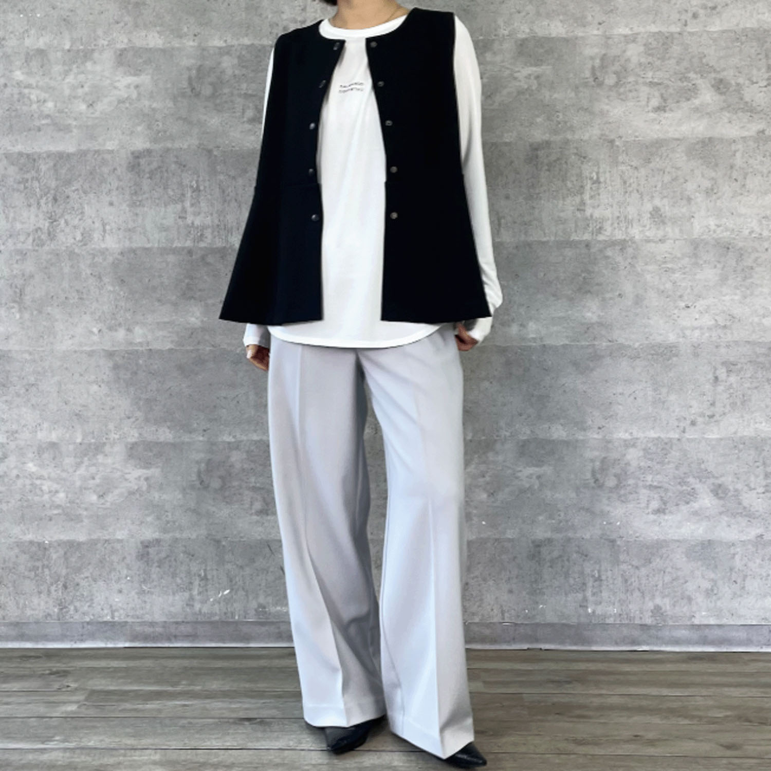 【Insta Live】Anna Kerry ワイドストレートパンツ - 画像4