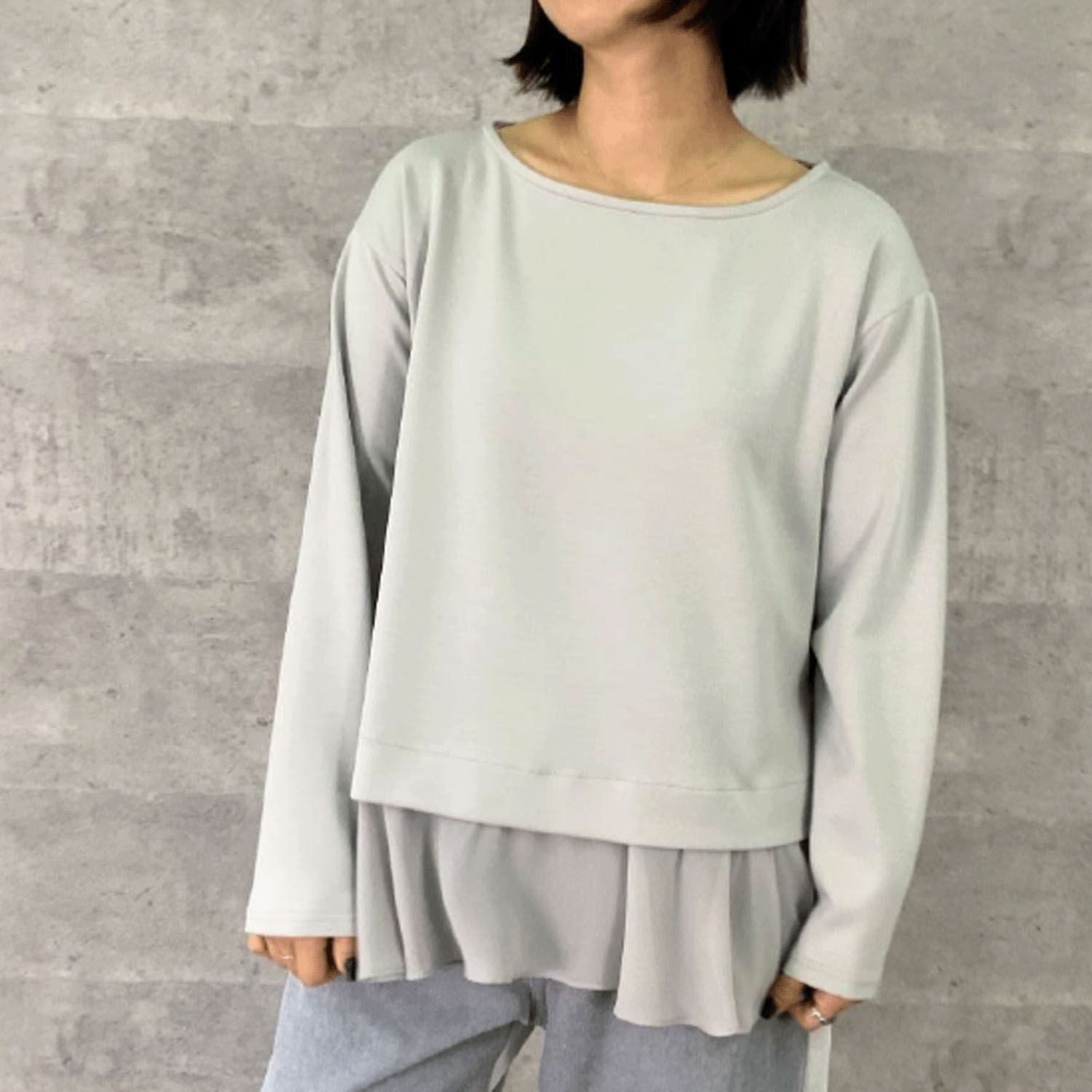 Anna Kerry ヘムフリルトップス