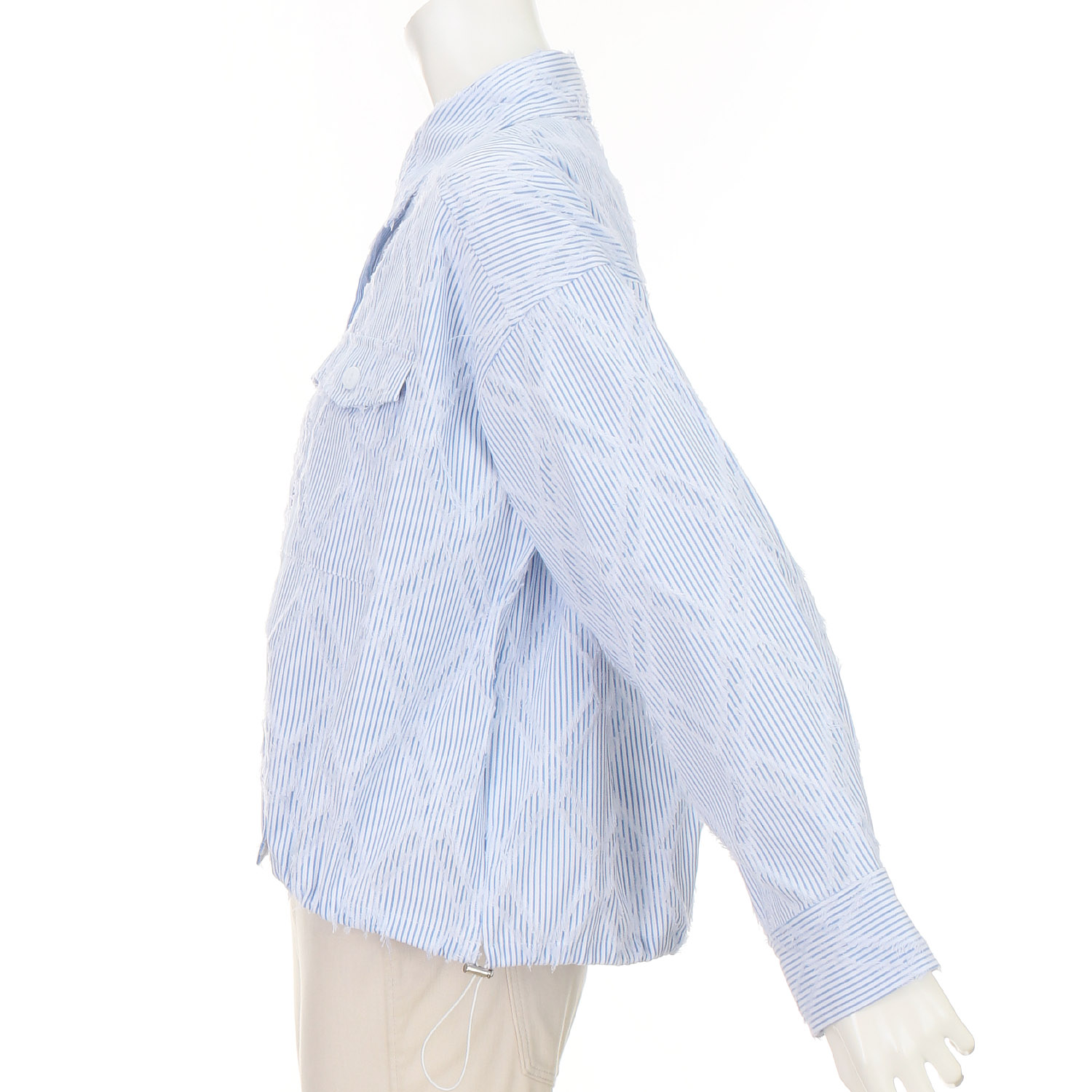 Anna Kerry ストライプシャツブルゾン - 画像18