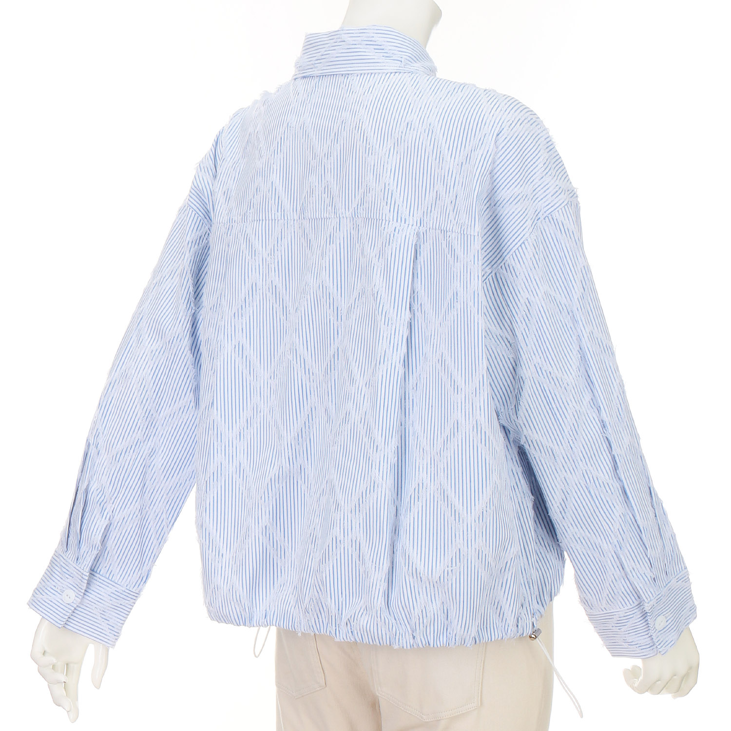 Anna Kerry ストライプシャツブルゾン - 画像19