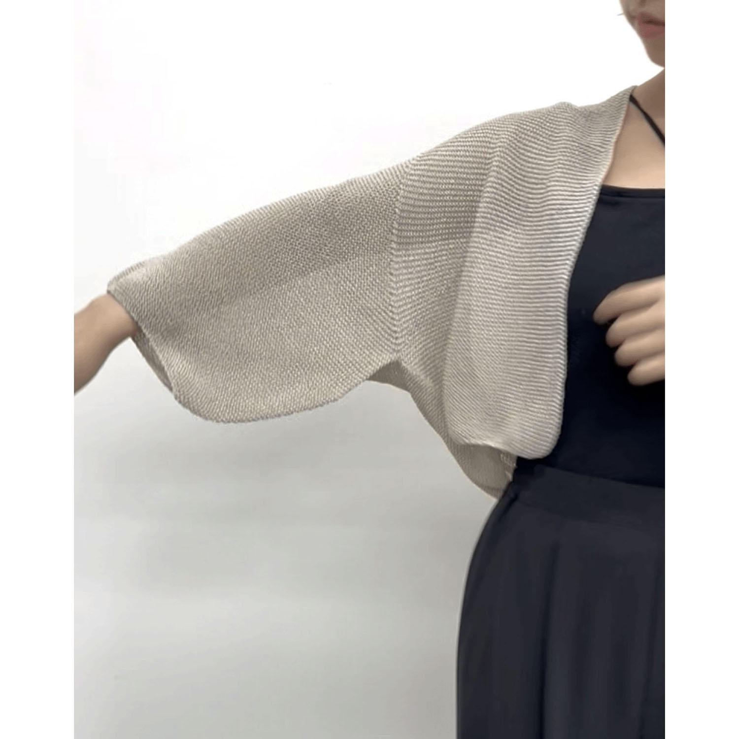 cloche 5分袖ニットカーディガン - 画像11