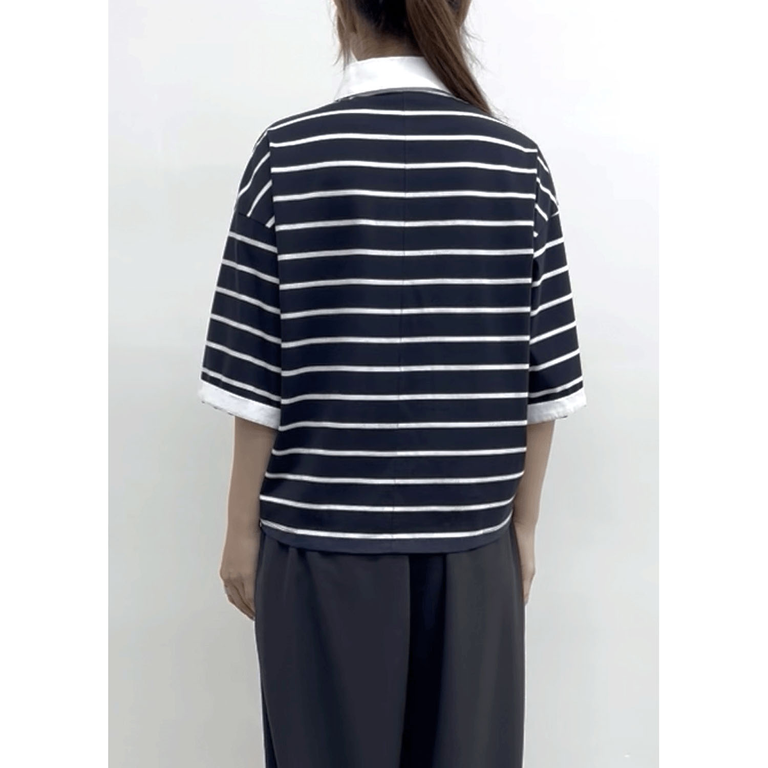 cloche ボーダーポロシャツ - 画像4