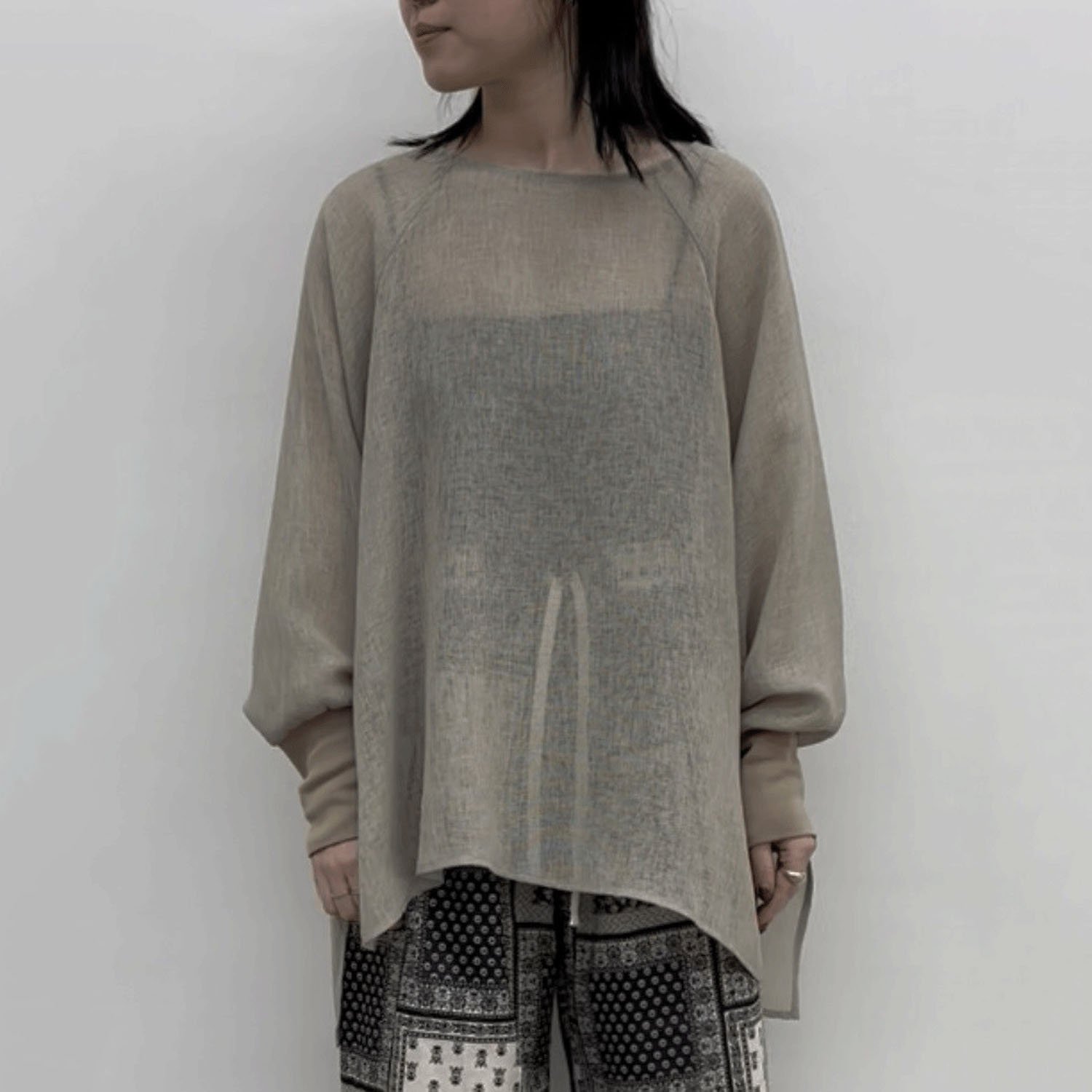 cloche メッシュブラウス - 画像1