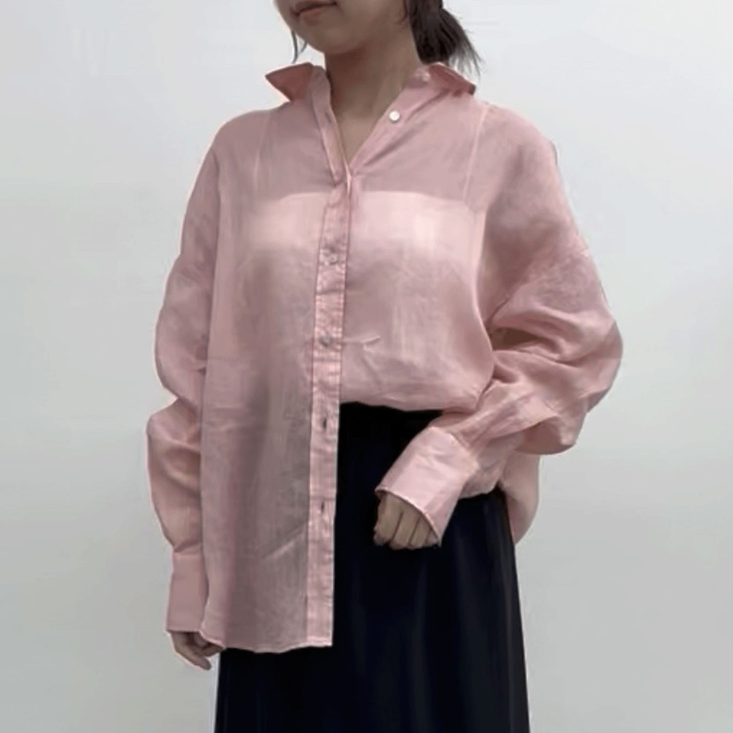 cloche シアーリネンシャツ