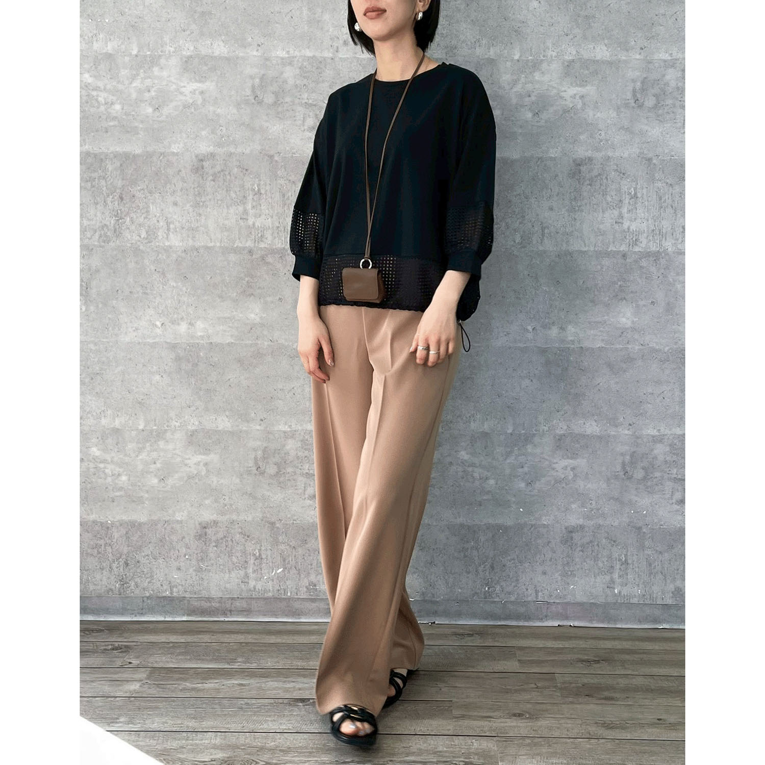 Anna Kerry サマーワイドストレートパンツ - 画像19