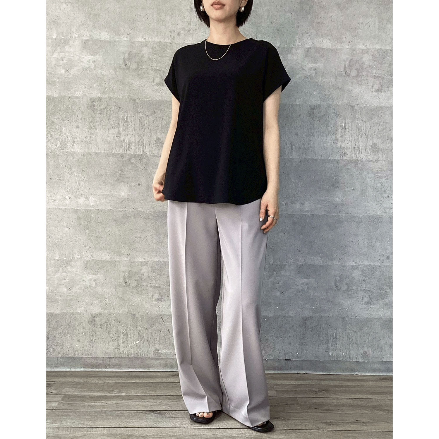 Anna Kerry サマーワイドストレートパンツ - 画像7