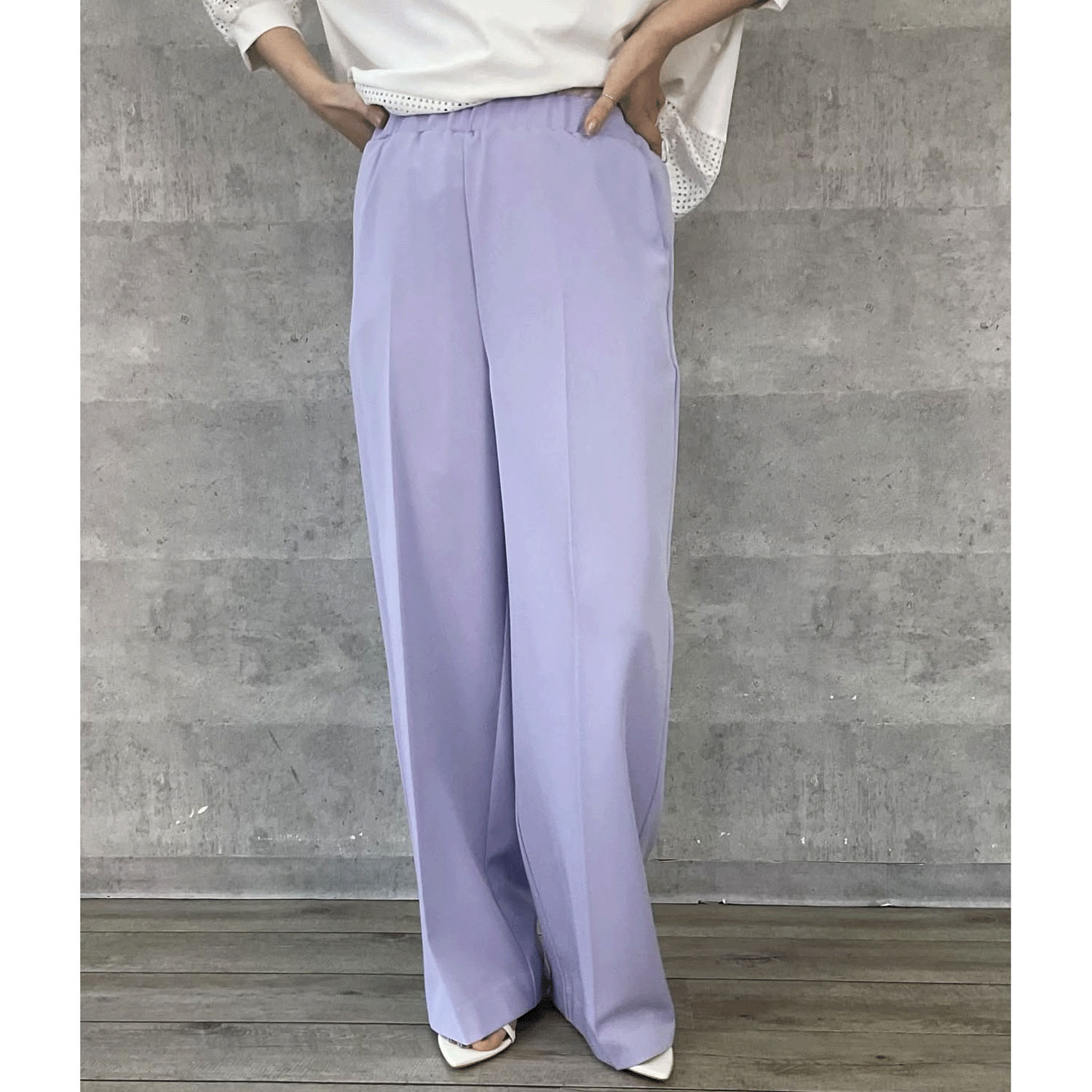 Anna Kerry サマーワイドストレートパンツ - 画像1