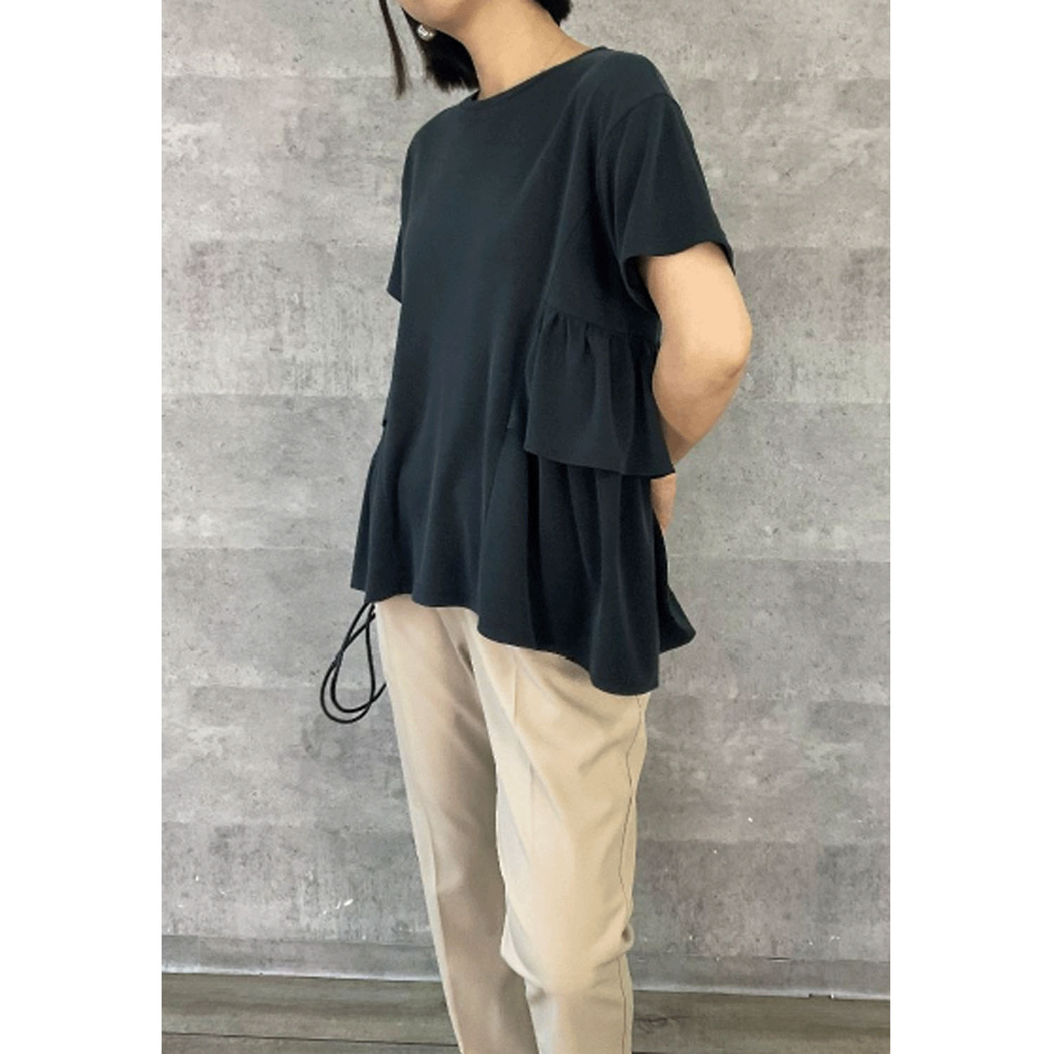 Anna Kerry モダールペプラムトップス - 画像3