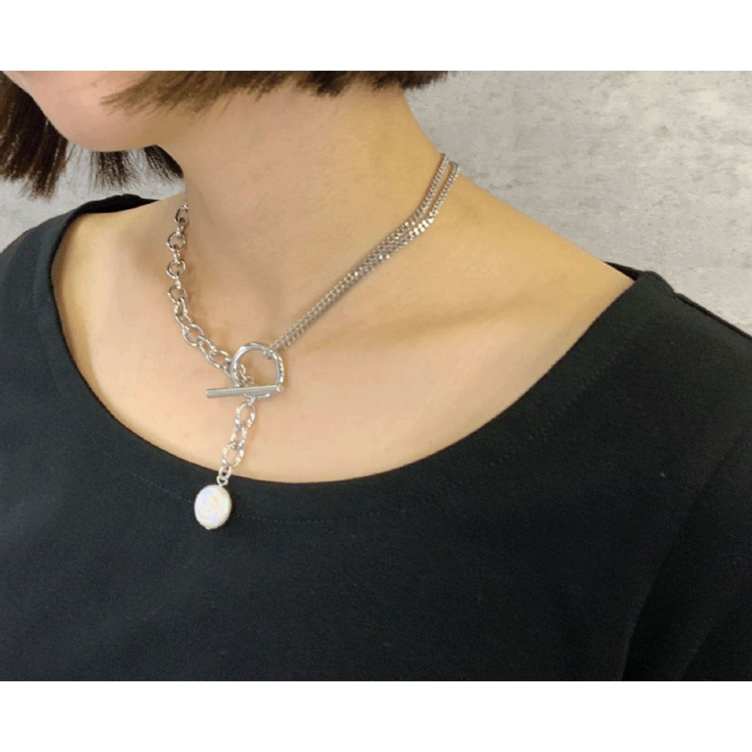 Anna Kerry パールチェーンネックレス - 画像2