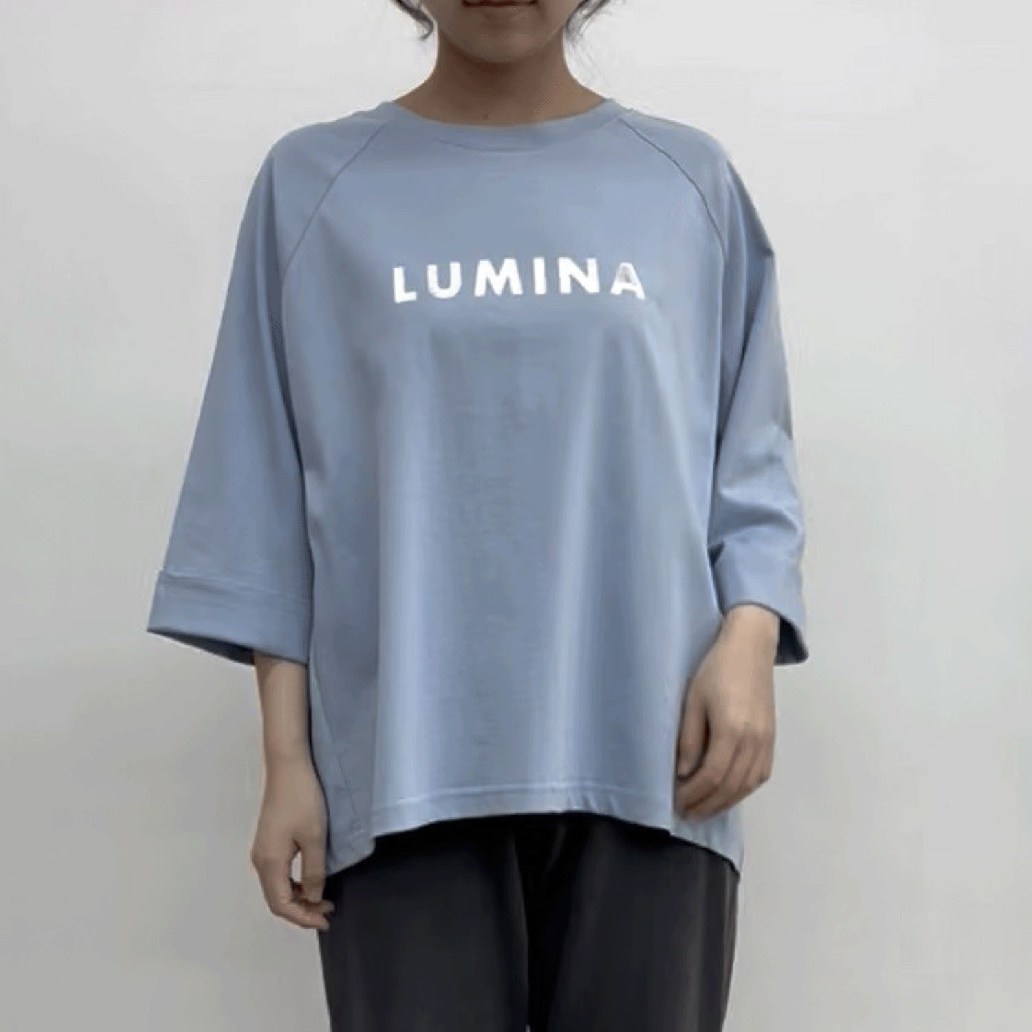 cloche 袖口ロールアップロゴTシャツ - 画像2