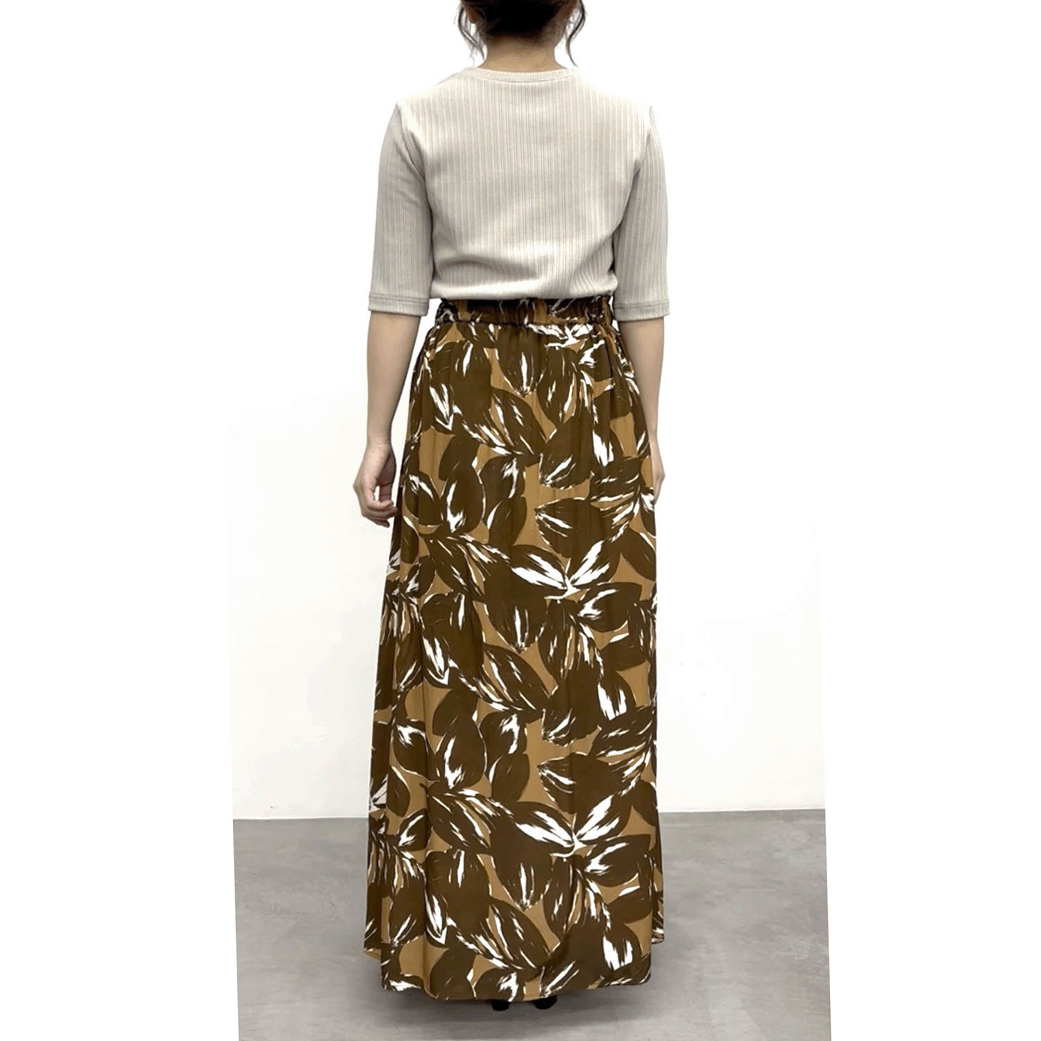 cloche ボタニカル柄スカート - 画像3