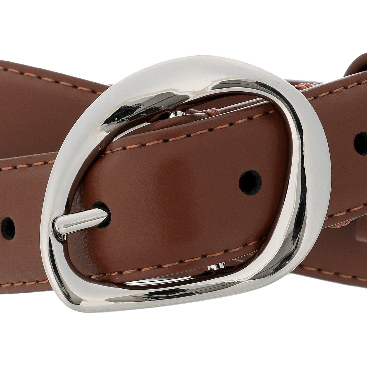 Anna Kerry ニュアンスバックルレザーベルト - 画像5