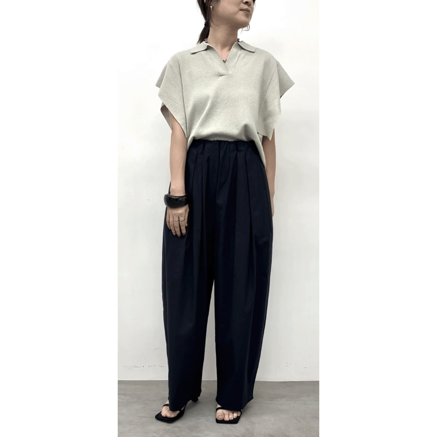 CLOCHE ランダムタックパンツ - 画像4