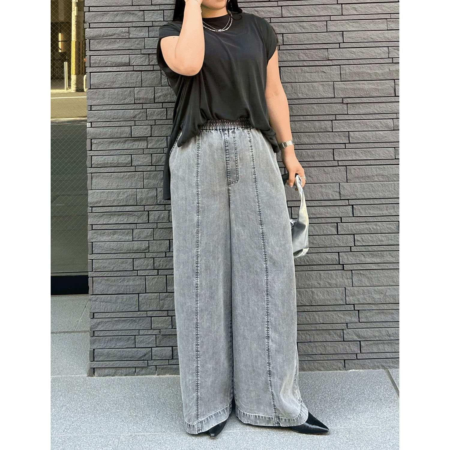 【Insta Live】ROSIEE ソフトな風合いベーシックTシャツ - 画像12