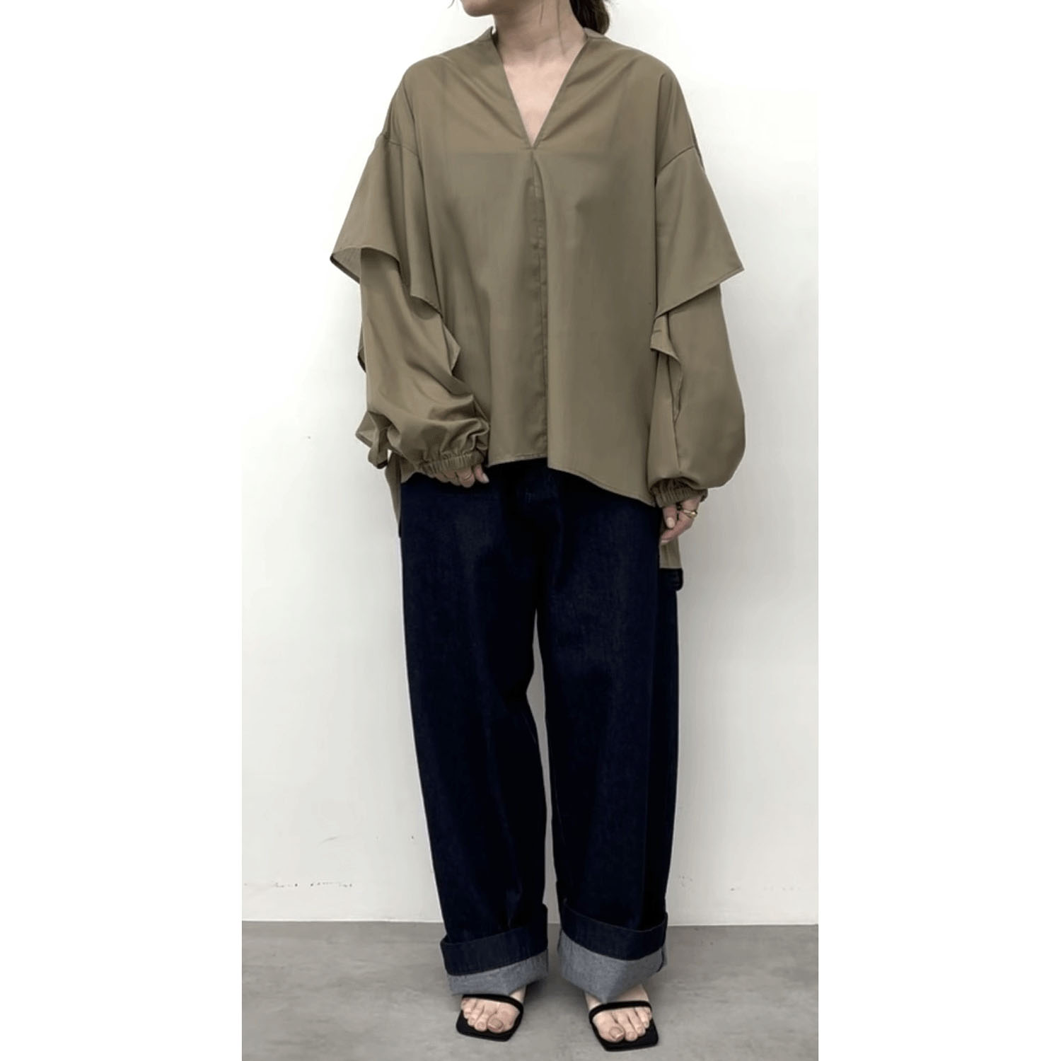 CLOCHE スキッパー衿ブラウス - 画像7