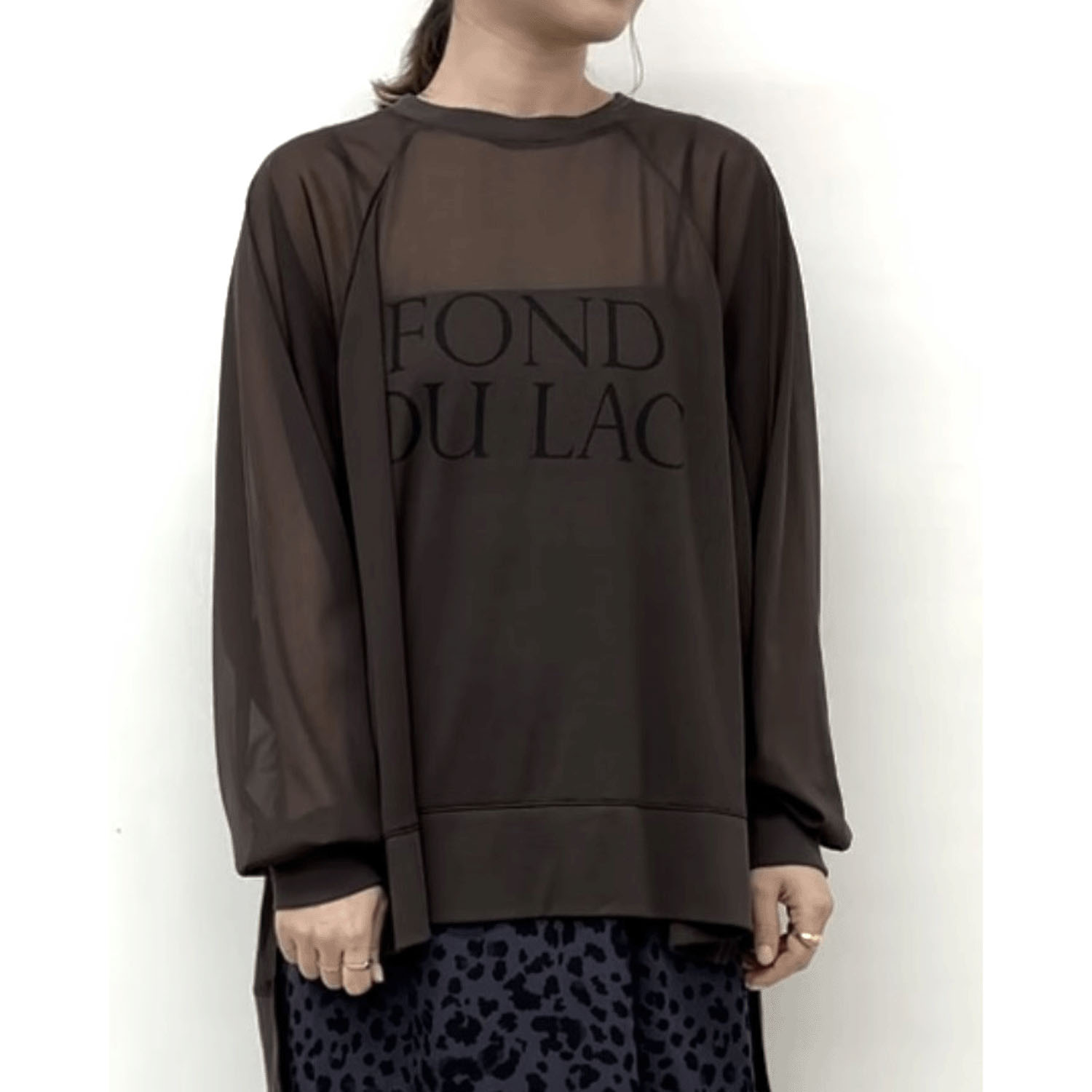 CLOCHE ドルマンロゴトップス