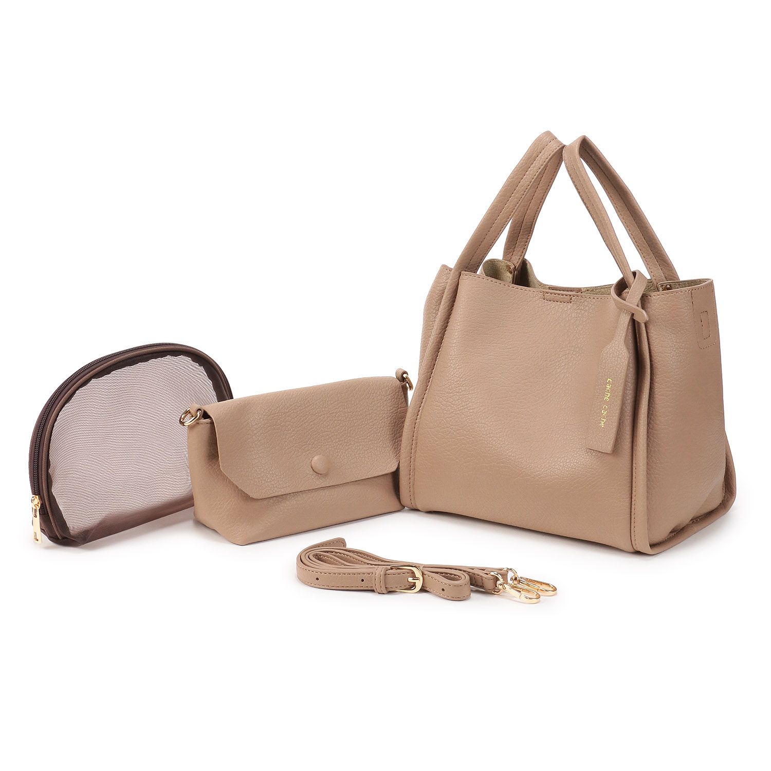 【エトネット限定】cachecache ミニショルダー付ソフトレザー調ミニバッグ - 画像26