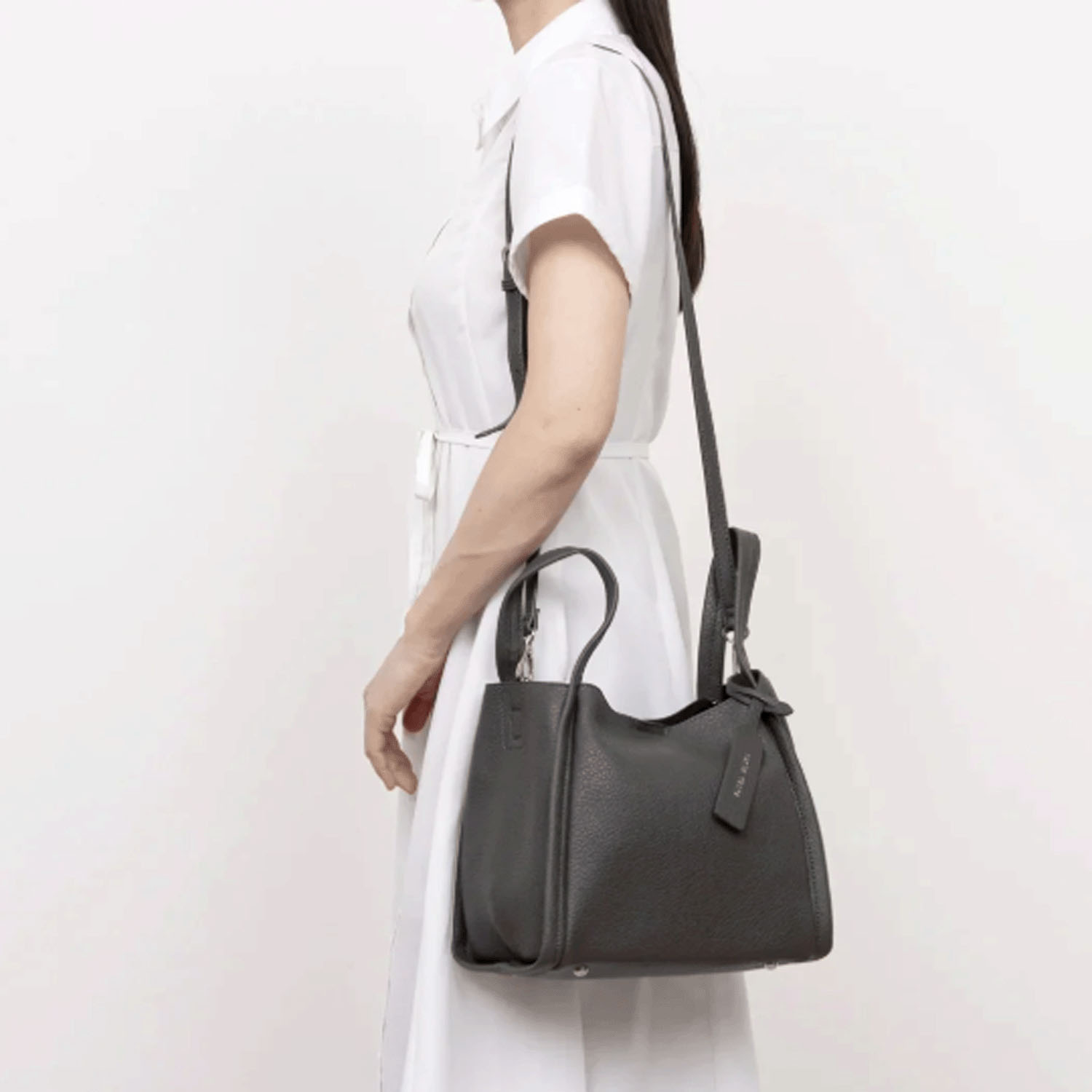 【エトネット限定】cachecache ミニショルダー付ソフトレザー調ミニバッグ - 画像4