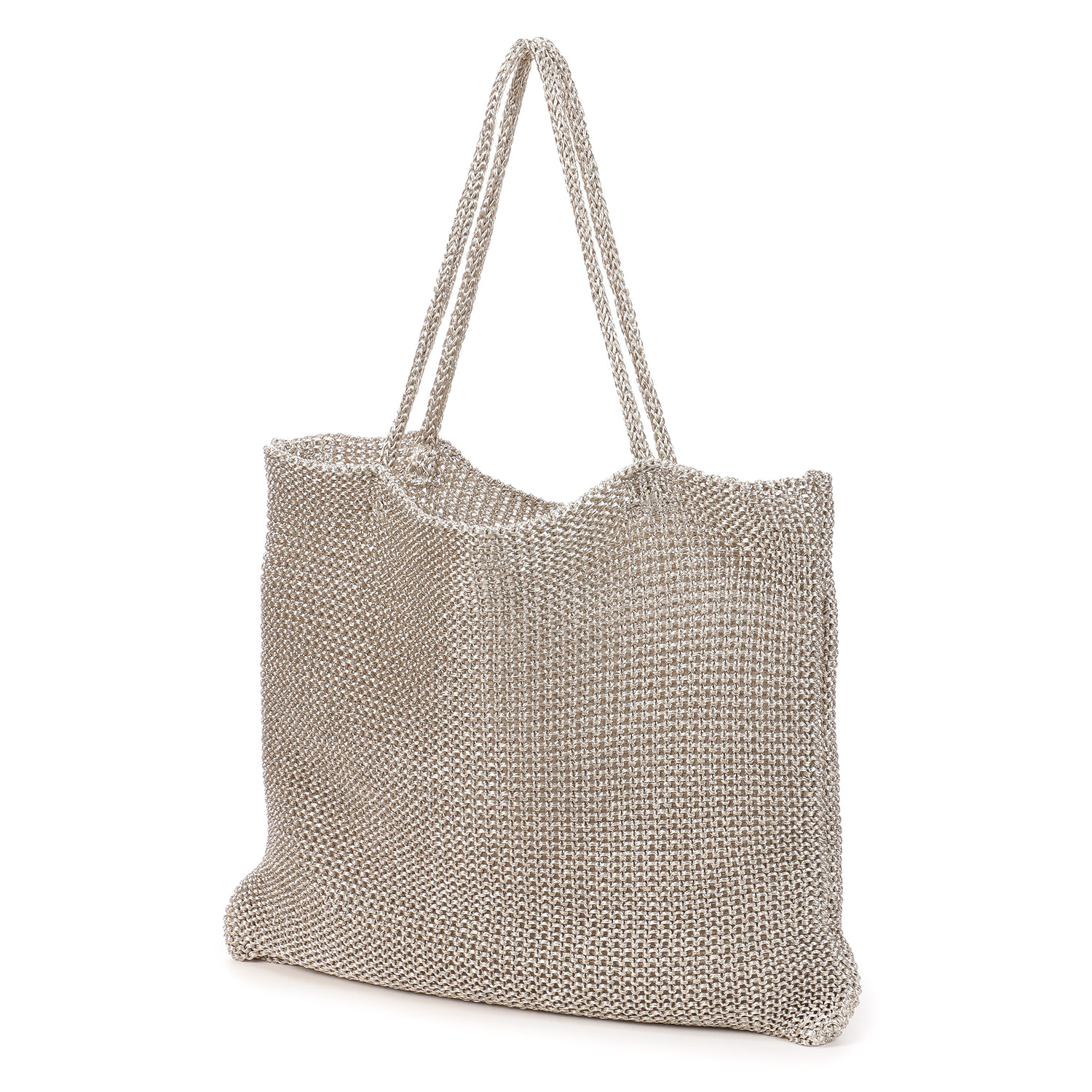 cachecache ラメ糸編みトート - 画像10