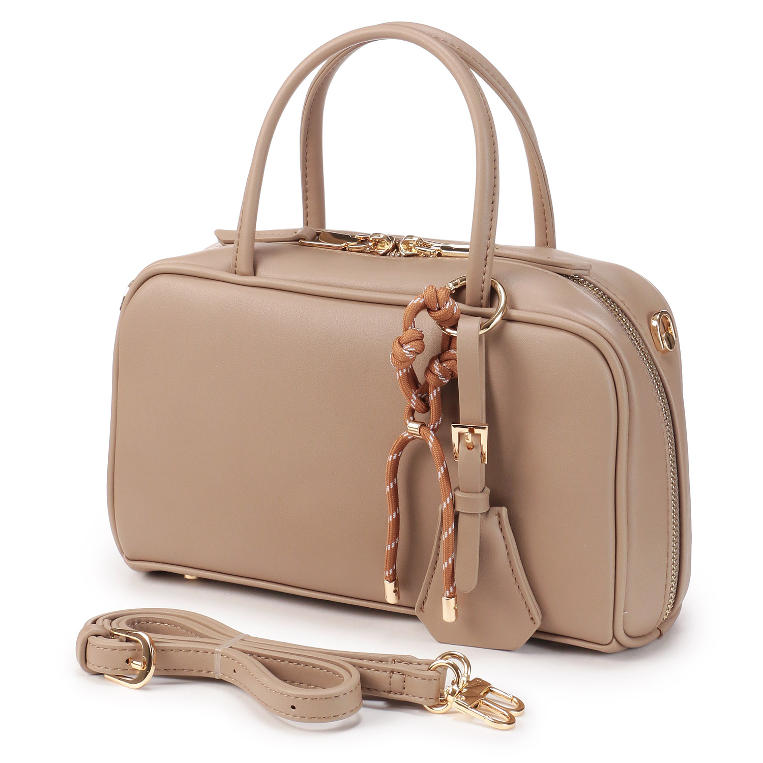 【InstaLive】cachecache チャーム付横長ボストン - 画像11