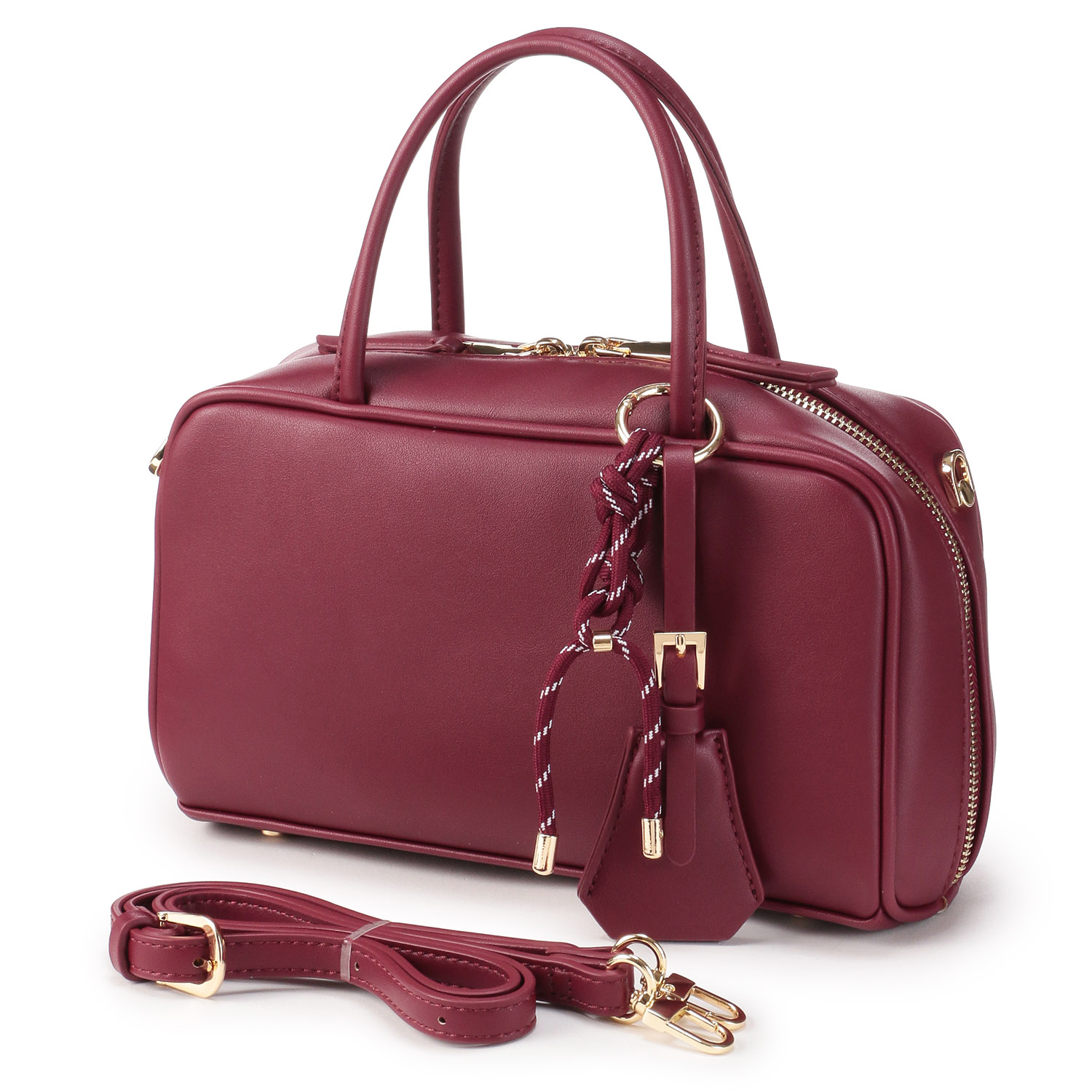 【InstaLive】cachecache チャーム付横長ボストン - 画像15