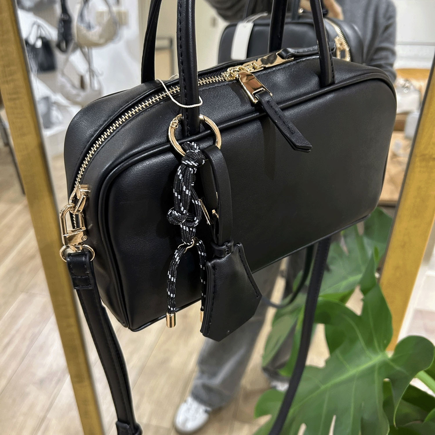 【InstaLive】cachecache チャーム付横長ボストン - 画像7