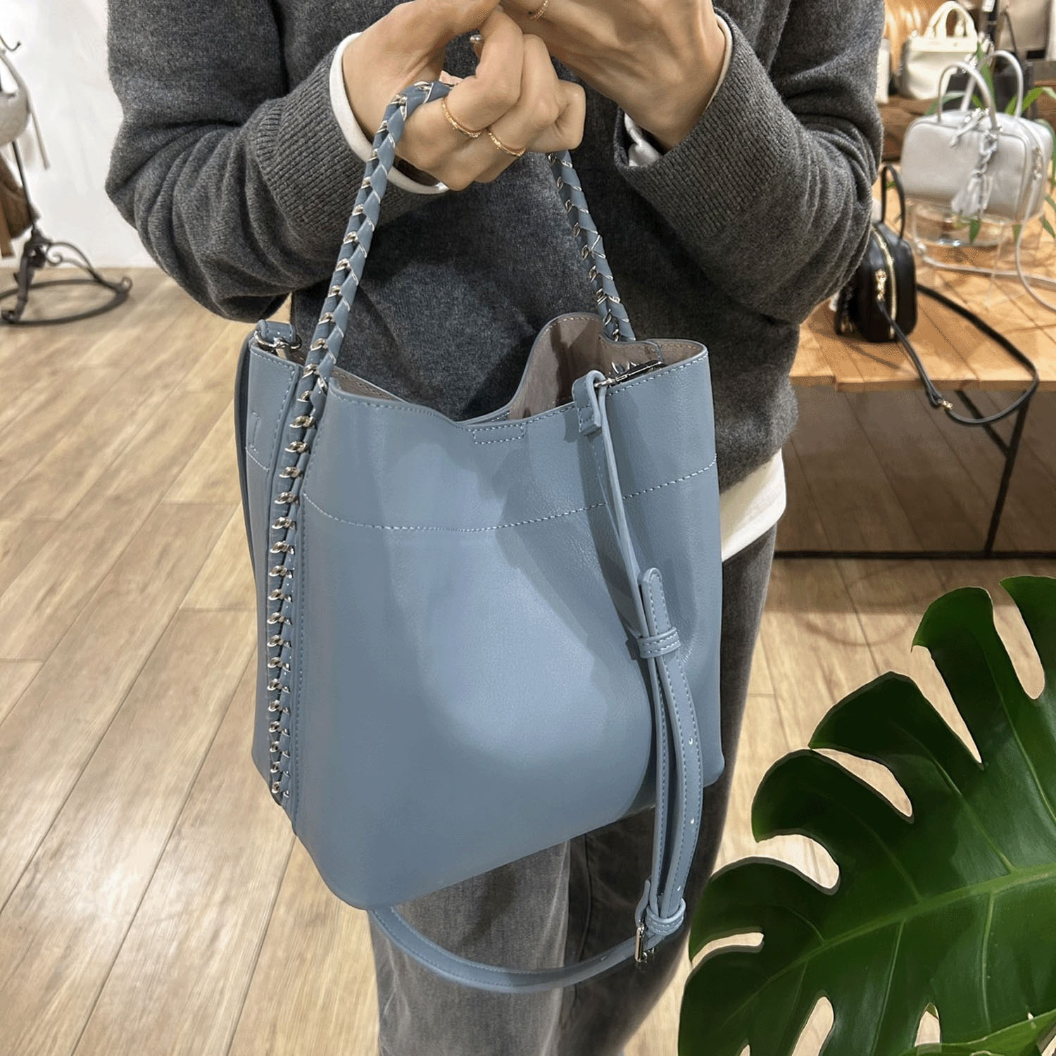 cachecache サイドチェーンかがりミニトート - 画像11