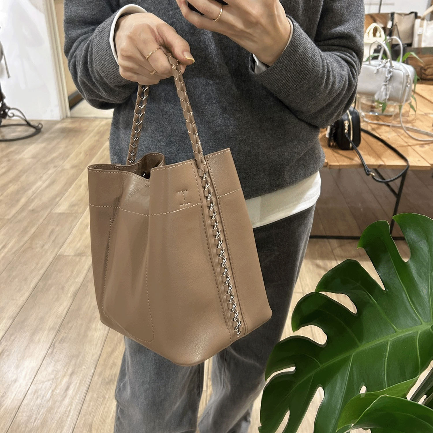 cachecache サイドチェーンかがりミニトート - 画像6