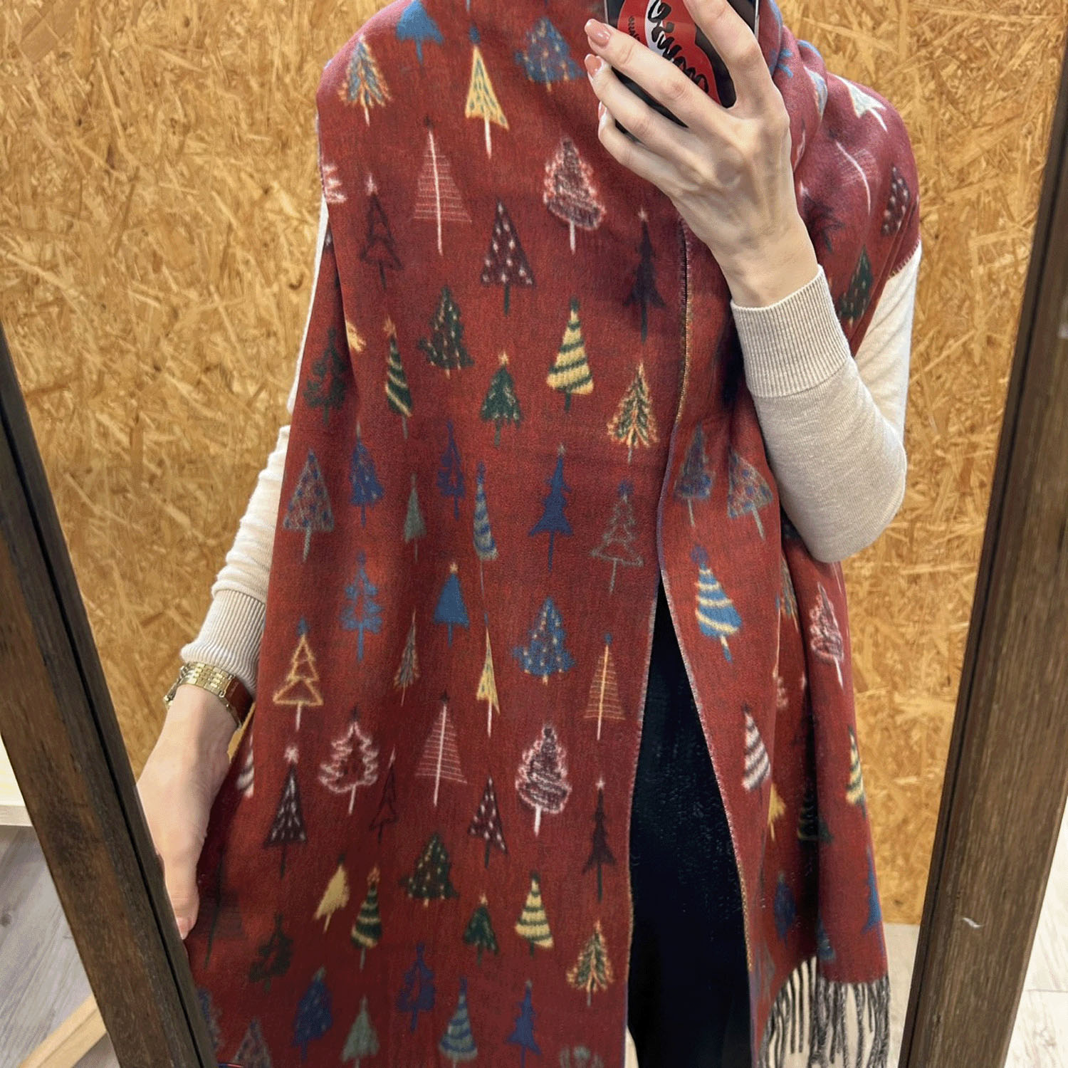 スタークラフト ツリー柄ストール