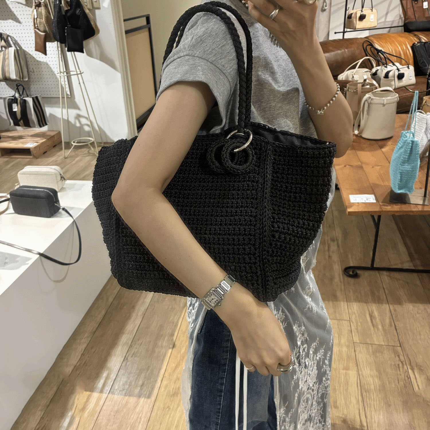 cachecache ベーシッククロッシェトート - 画像7