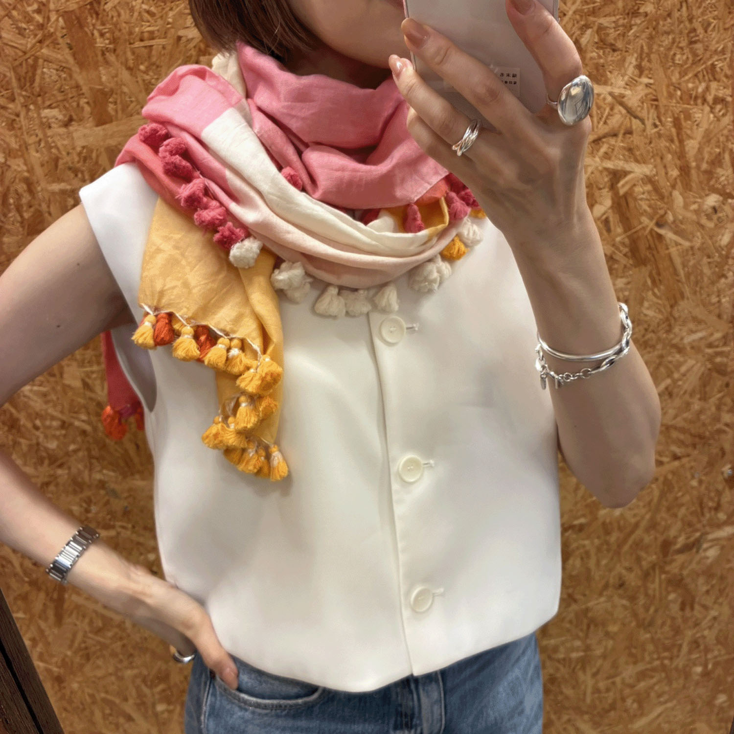 スタークラフト フリンジスカーフ - 画像3