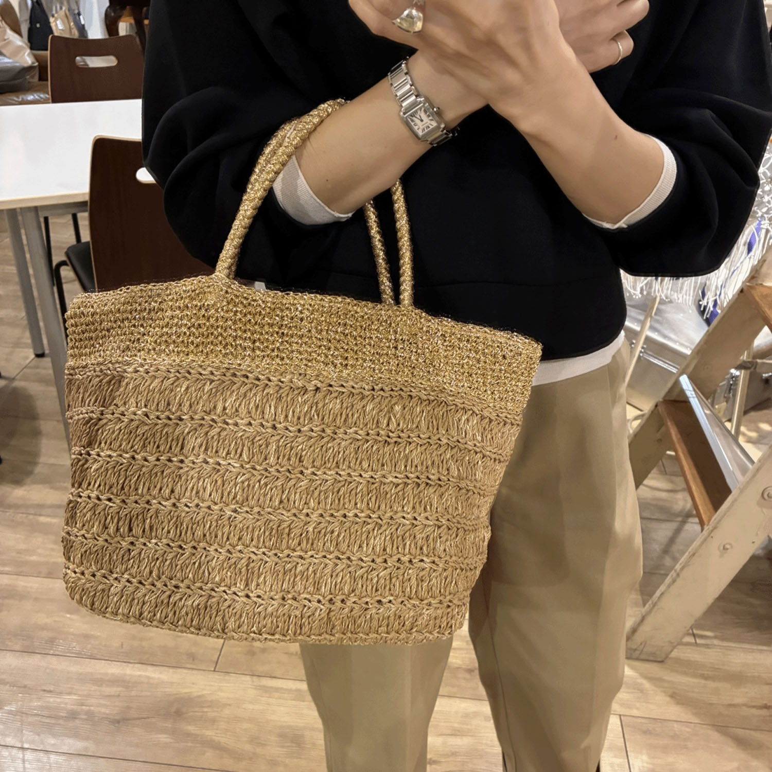 cachecache 配色クロシェトート - 画像4