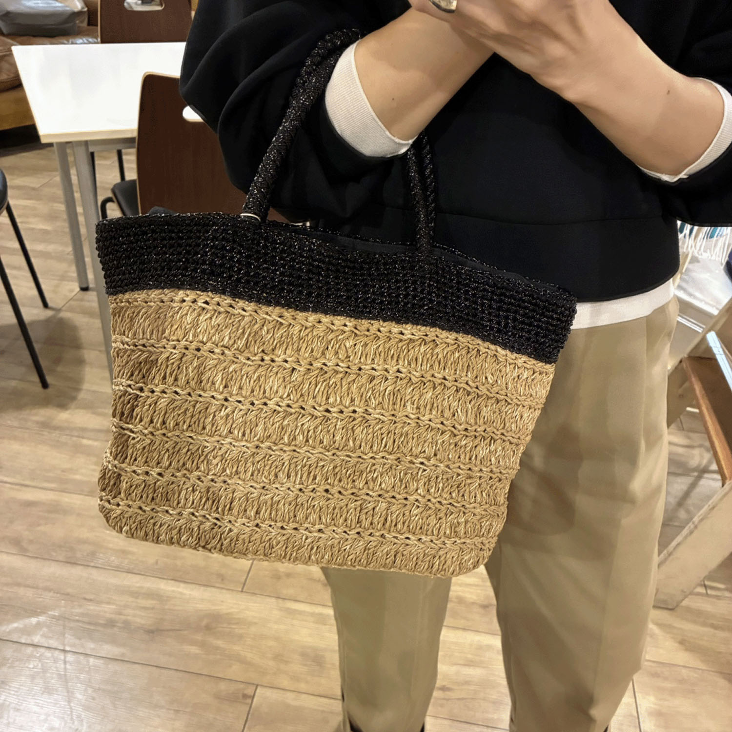 cachecache 配色クロシェトート - 画像1