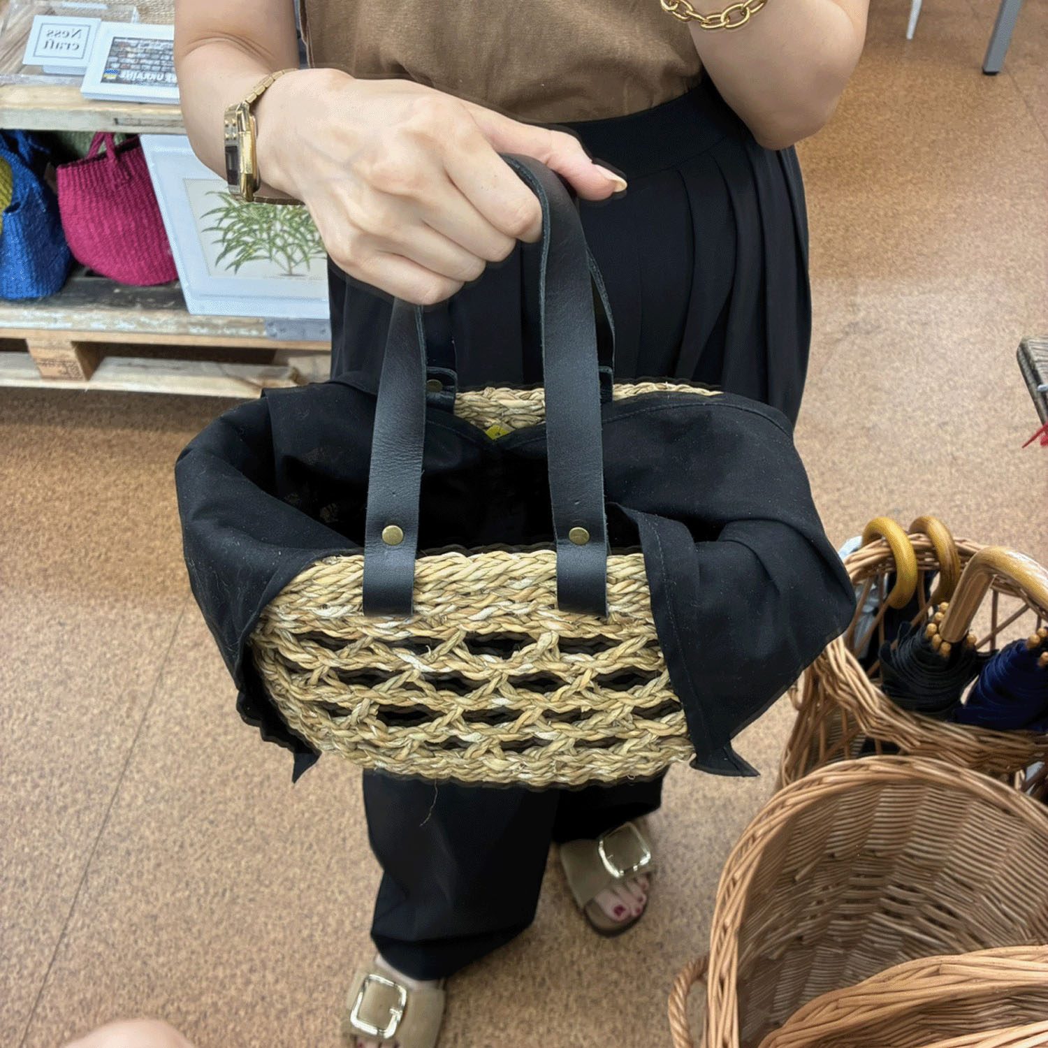 TARANGO HOGLA インポートカゴバッグ - 画像2