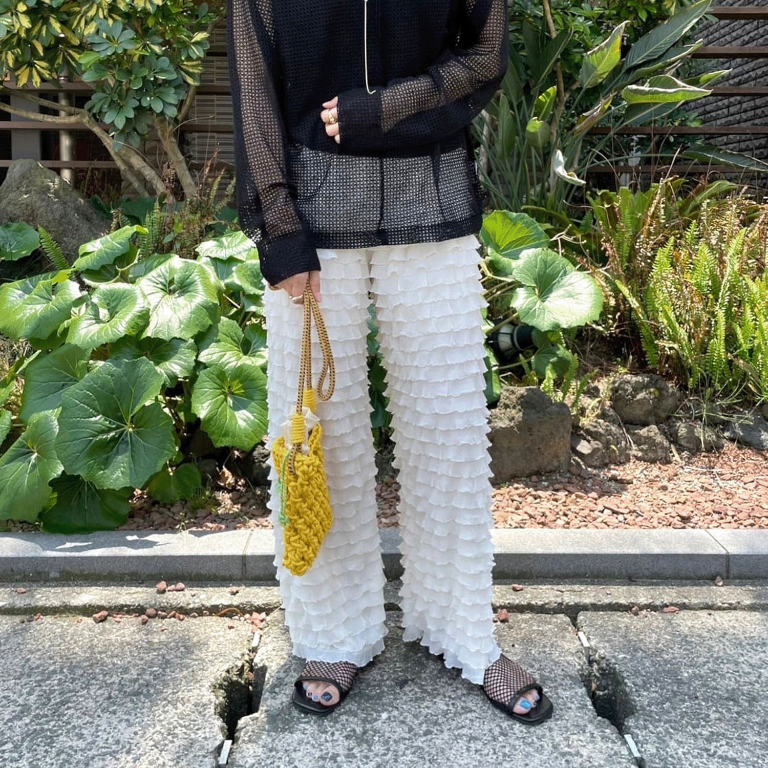 【Insta Live動画あり】SEVEN SENSE フリルパンツ - 画像2