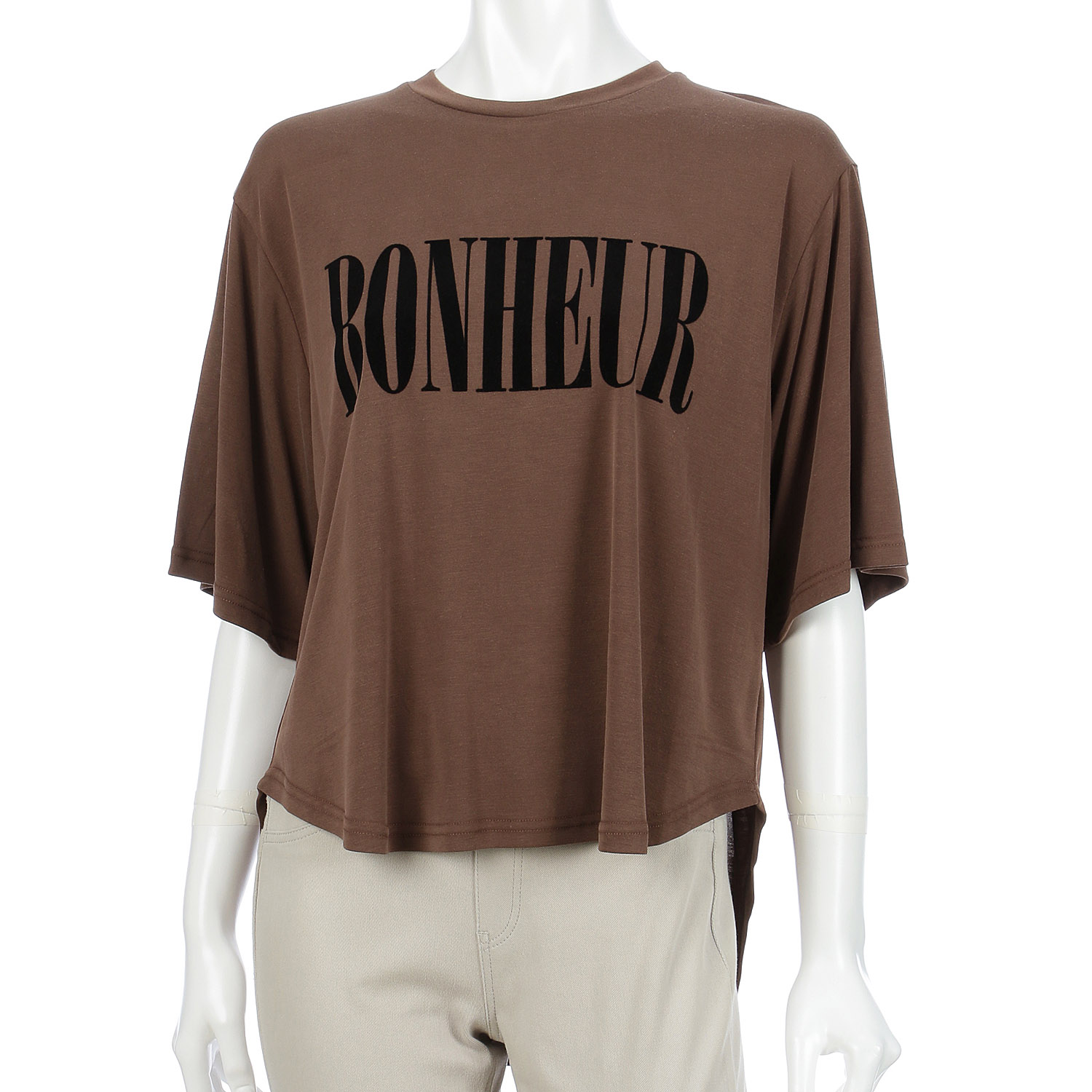 【InstaLive】ROSIEE ソフトな風合いフロッキープリントTシャツ - 画像11