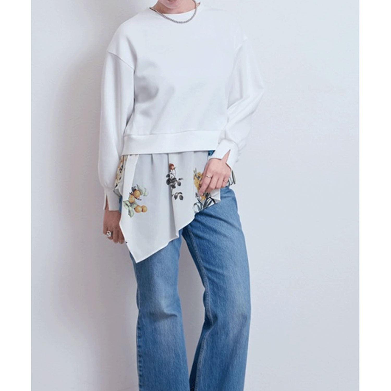 LHELBIE レイヤードドッキングトップス - 画像12