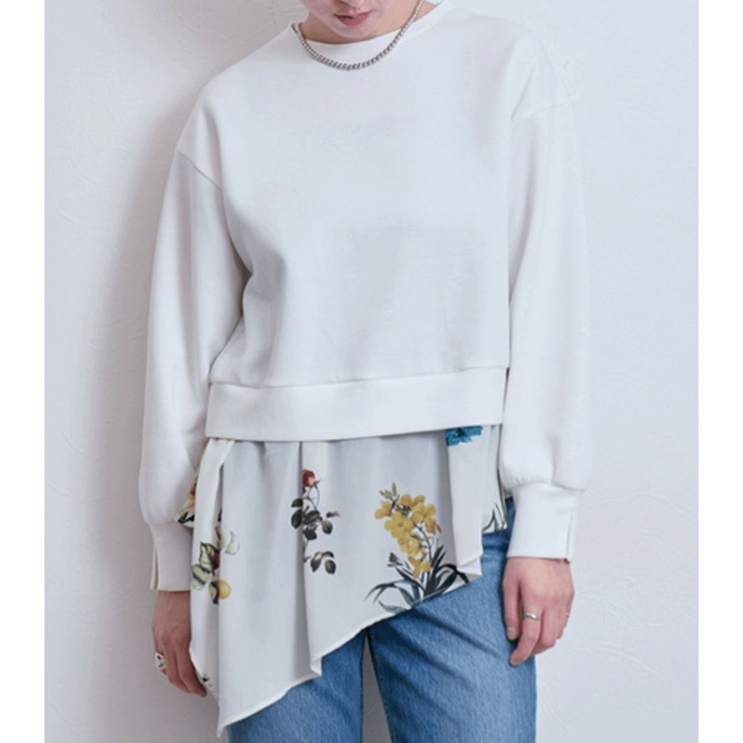 LHELBIE レイヤードドッキングトップス - 画像10