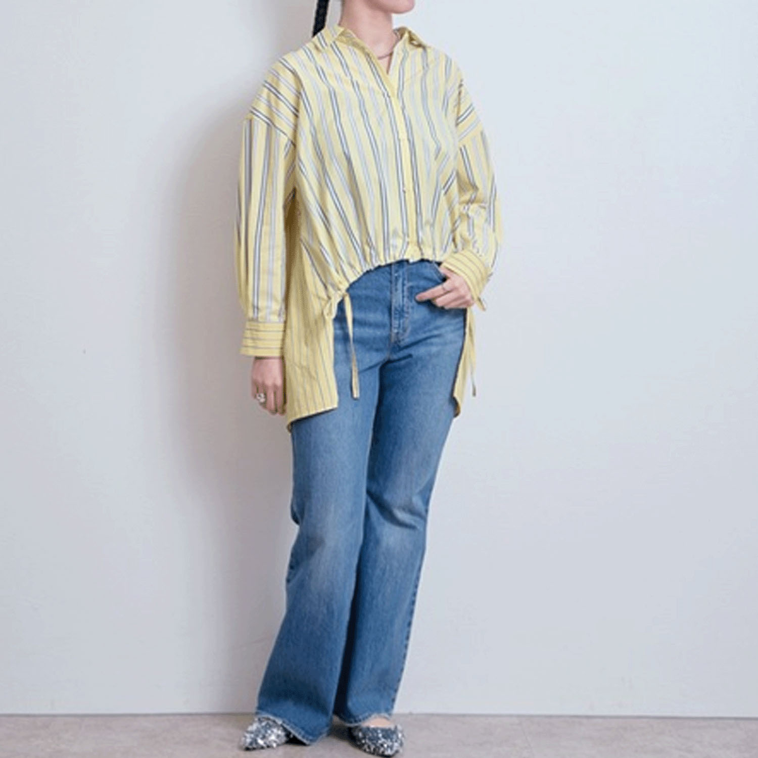 【Insta Live】LHELBIE クレイジーパターンストライプシャツ - 画像7