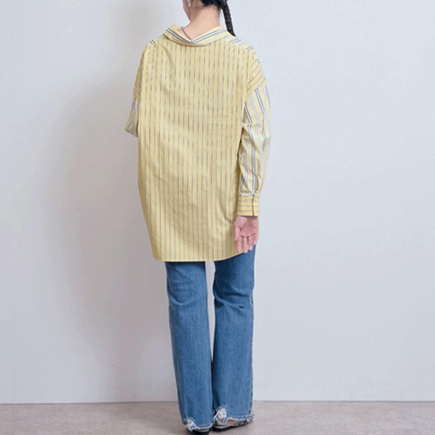 【Insta Live】LHELBIE クレイジーパターンストライプシャツ - 画像8