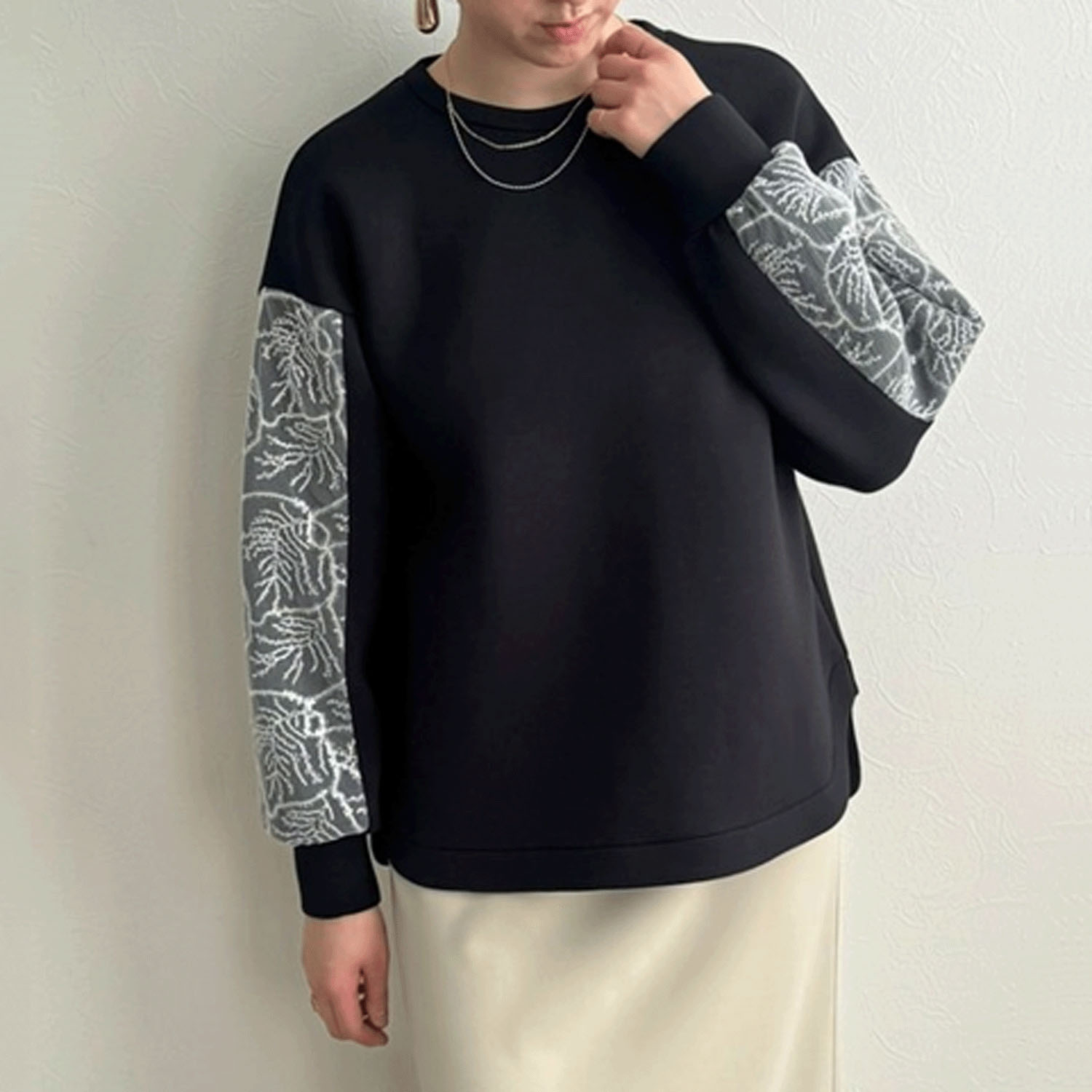 LHELBIE レーススリーブトップス - 画像2