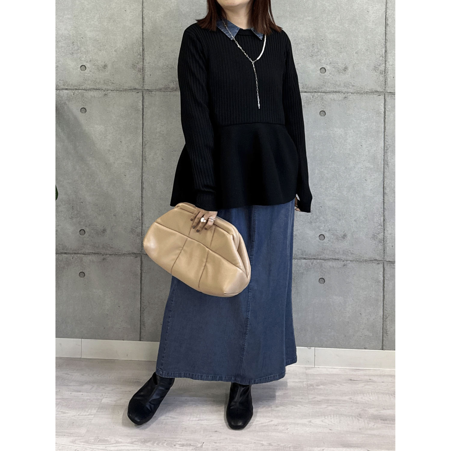 ROSIEE 裾ペプラムKnit - 画像14