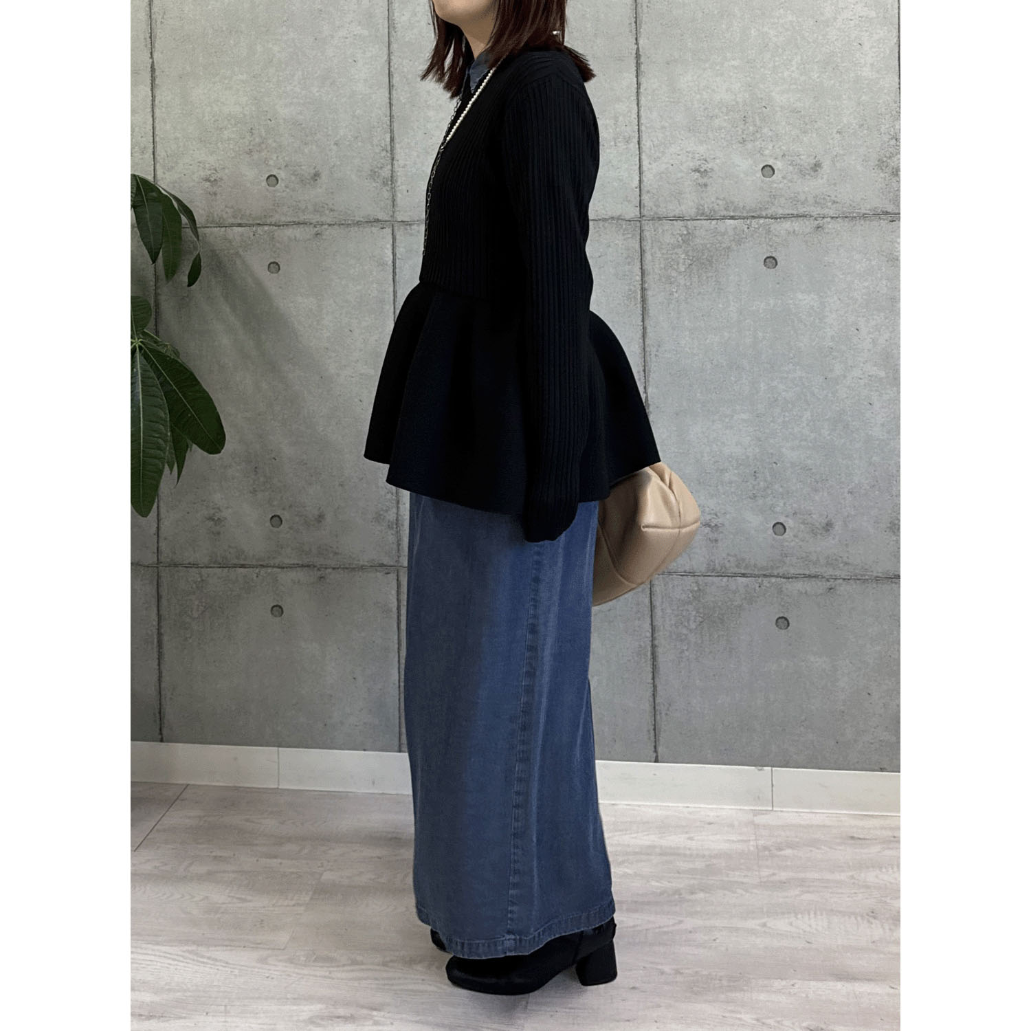 ROSIEE 裾ペプラムKnit - 画像16