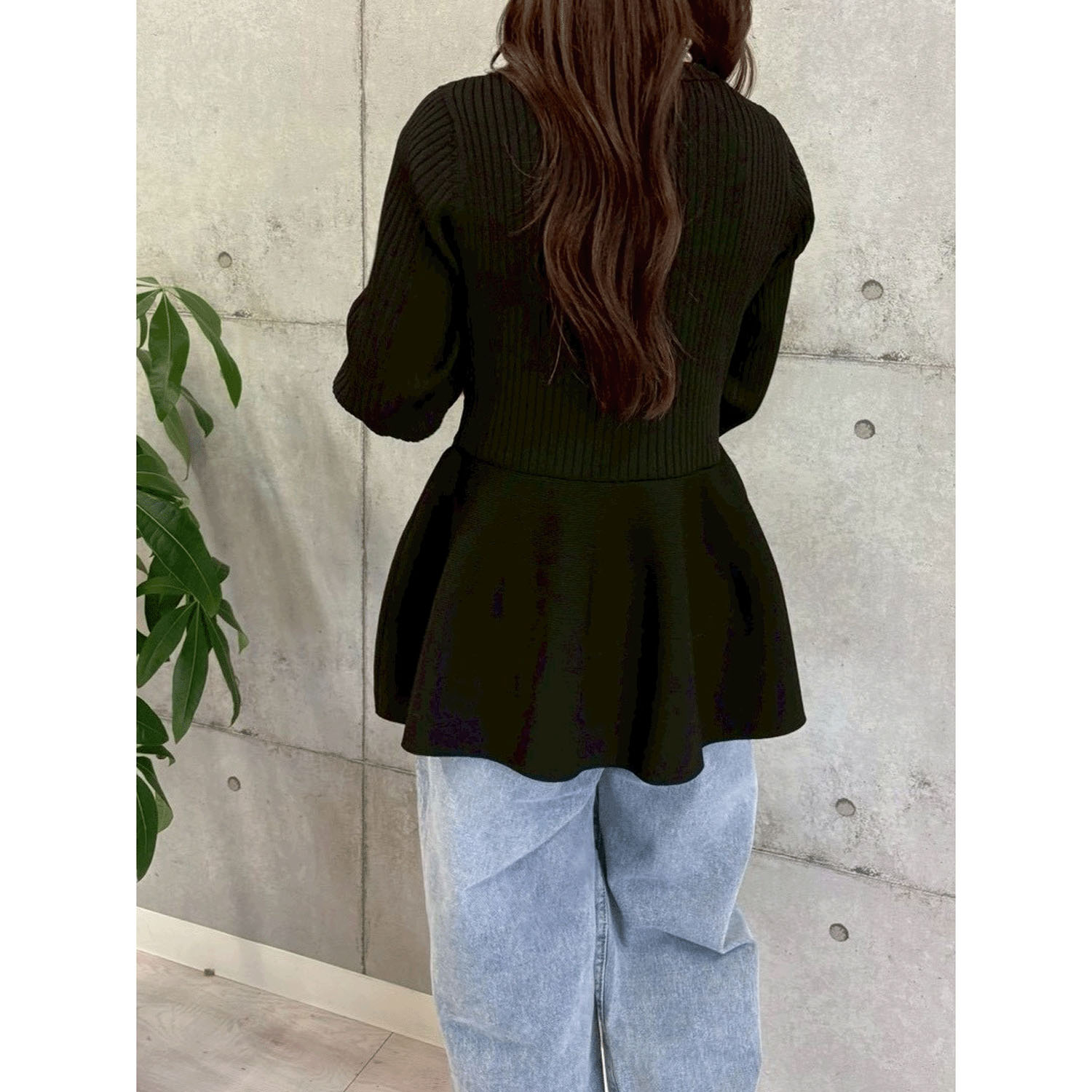 ROSIEE 裾ペプラムKnit - 画像20